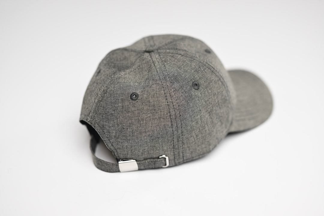 Denim Cotton Dad Hat - BLACK HEATHER