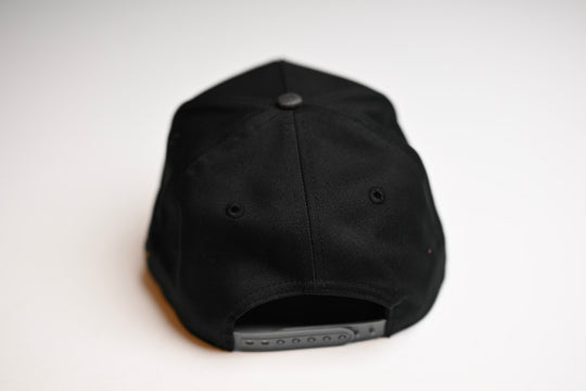 Precurved Dallas snapback -  CHARCOAL / BLACK