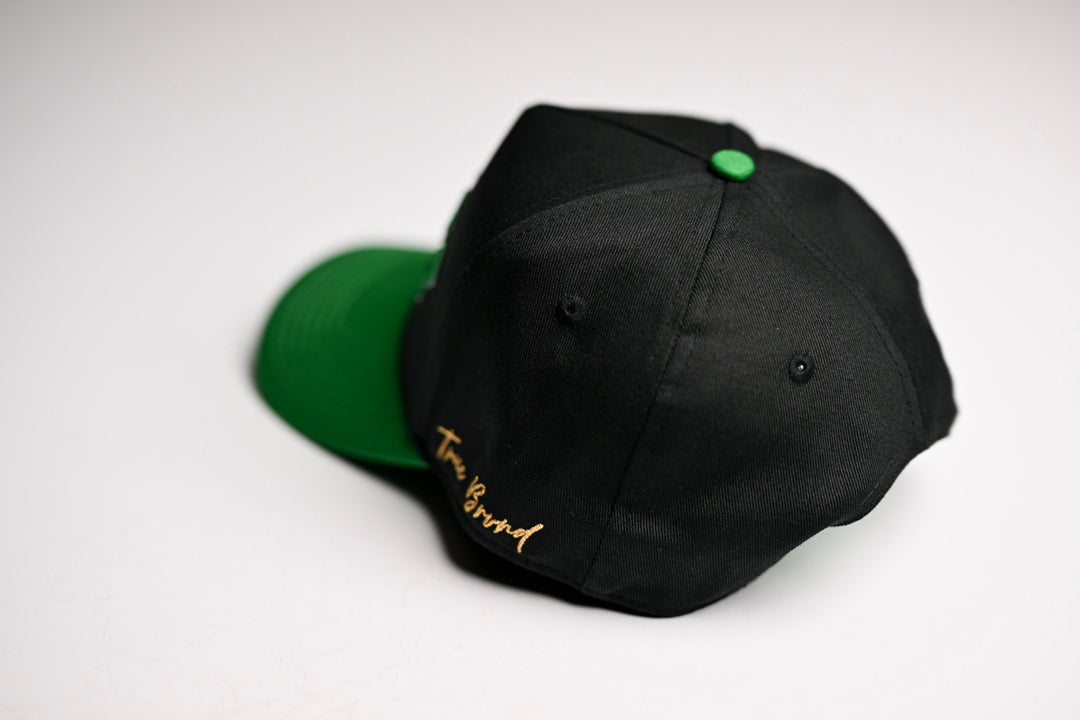 Precurved Dallas snapback - VICTORY GREEN / BLACK