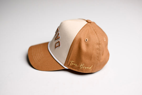 KIDS snapback - CAMEL / OFFWHITE