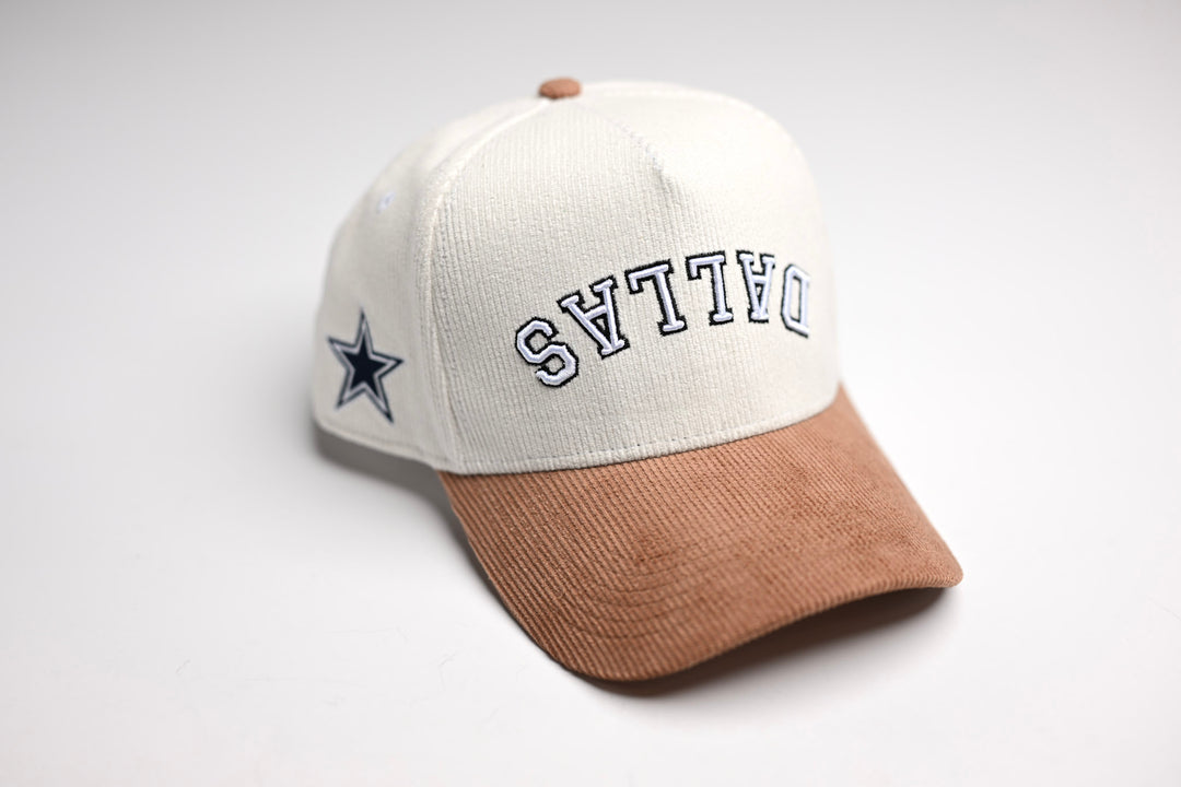 True Brvnd Dallas SnapBack Hat True Brand Upside Down Dallas maroon sold out