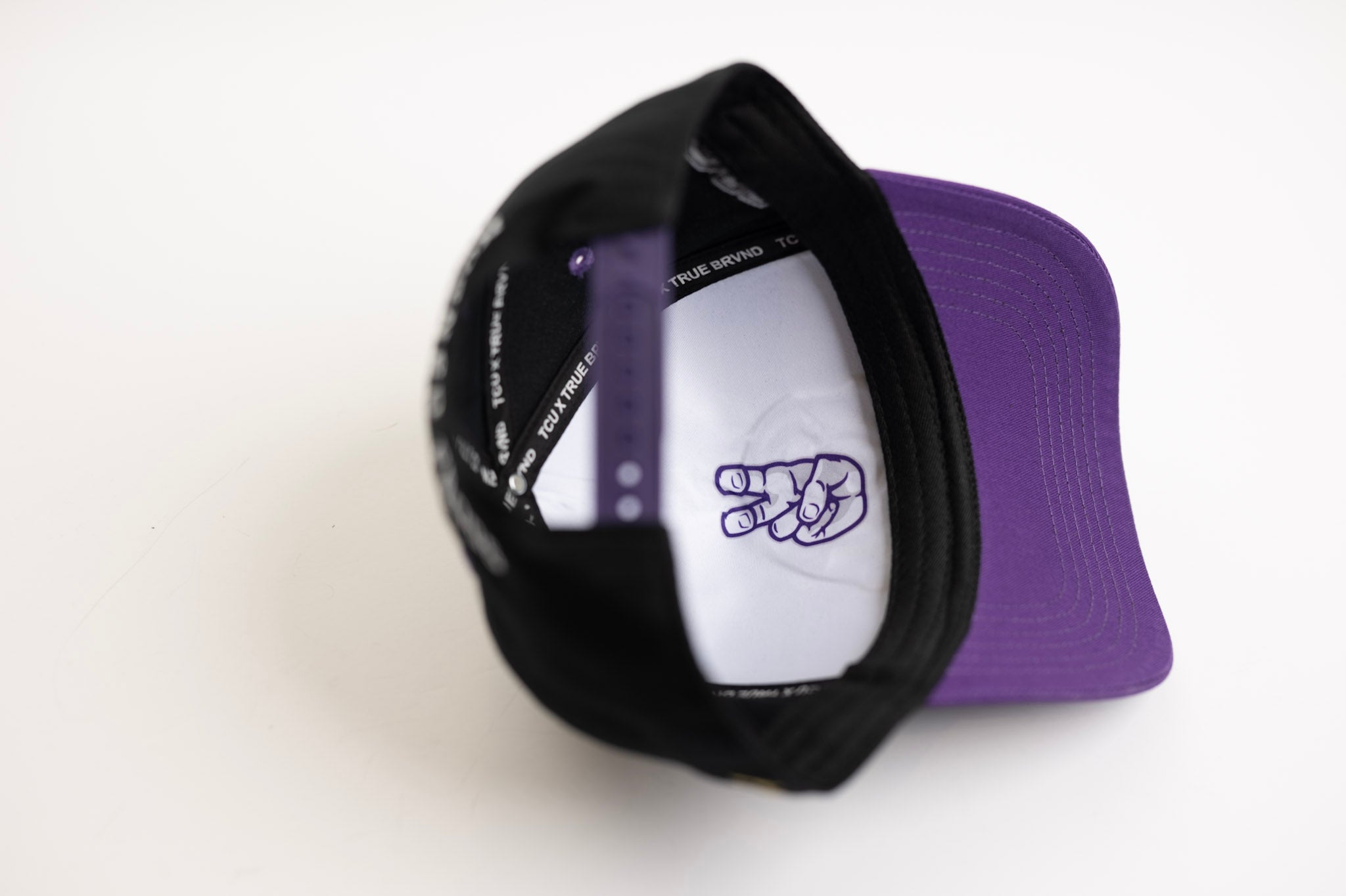 TCU x TRUE BRVND - PURPLE / BLACK HELMET