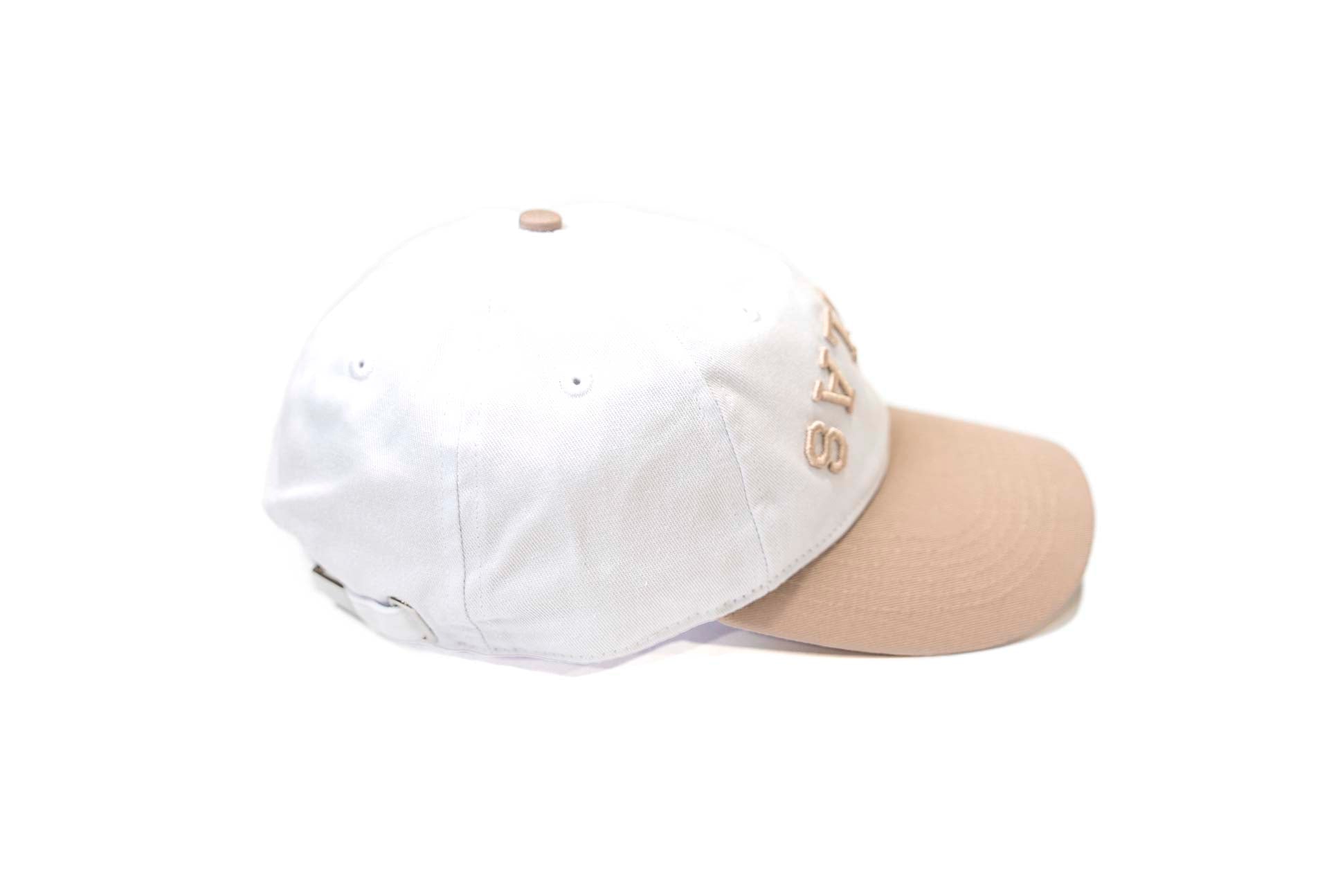Dad Hat - TAUPE / WHITE
