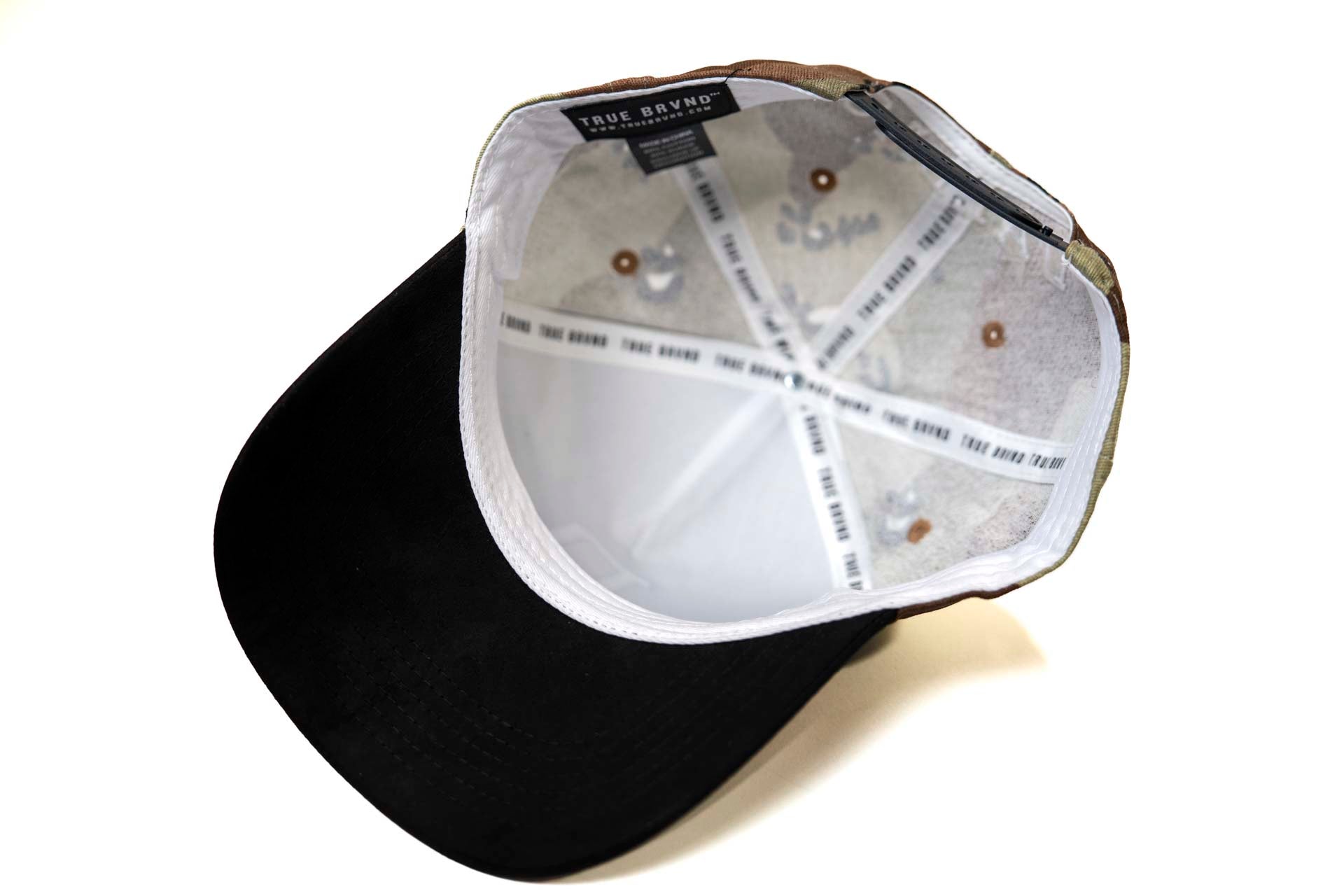 VINTAGE CAMO REVERSE "D" (V2) - BLACK / CAMO