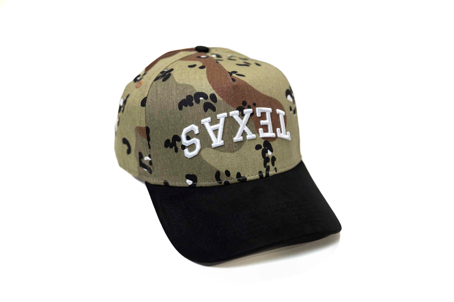 VINTAGE CAMO UPSIDE DOWN TEXAS - BLACK / CAMO