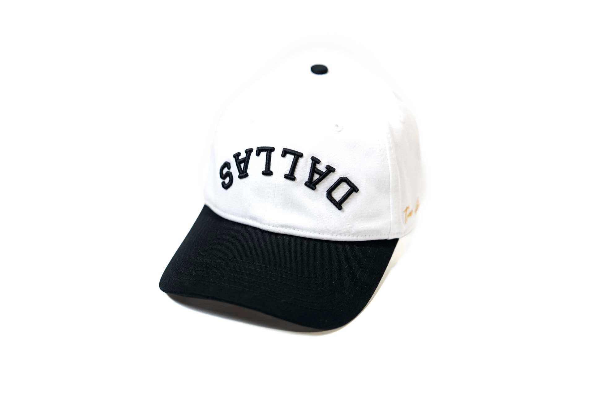 Dad Hat - BLACK BRIM / WHITE