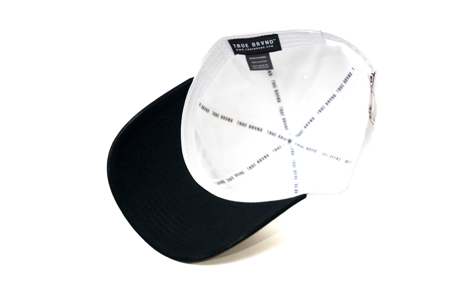 Dad Hat - BLACK BRIM / WHITE