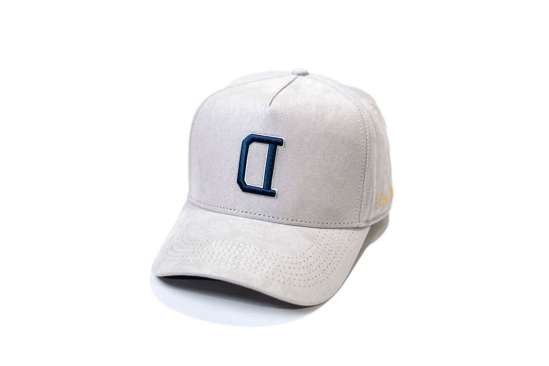 SUEDE V2 Precurved snapback - GRAY