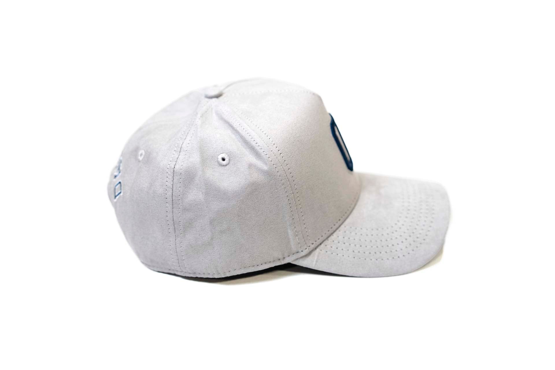 SUEDE V2 Precurved snapback - GRAY