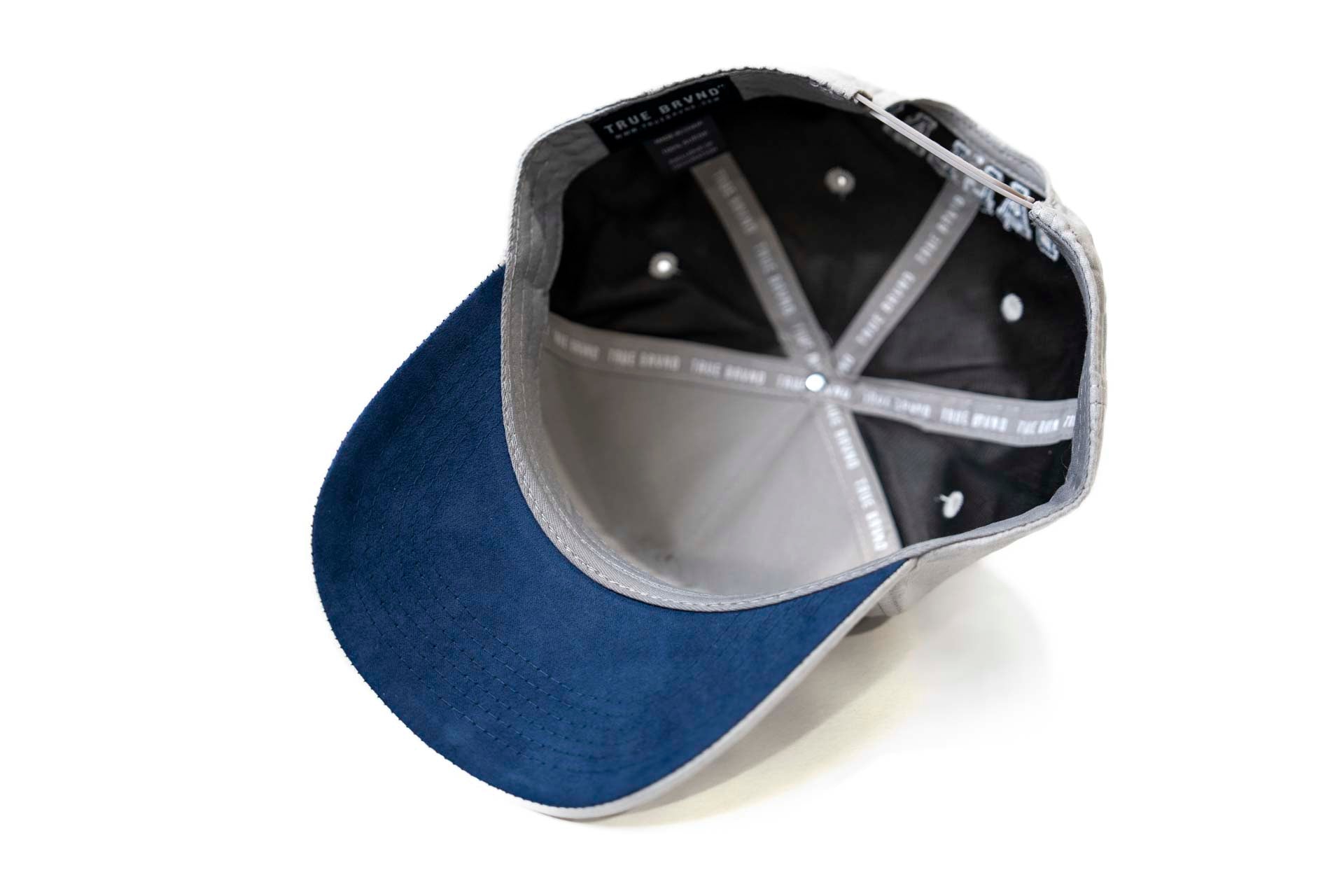 SUEDE V2 Precurved snapback - GRAY