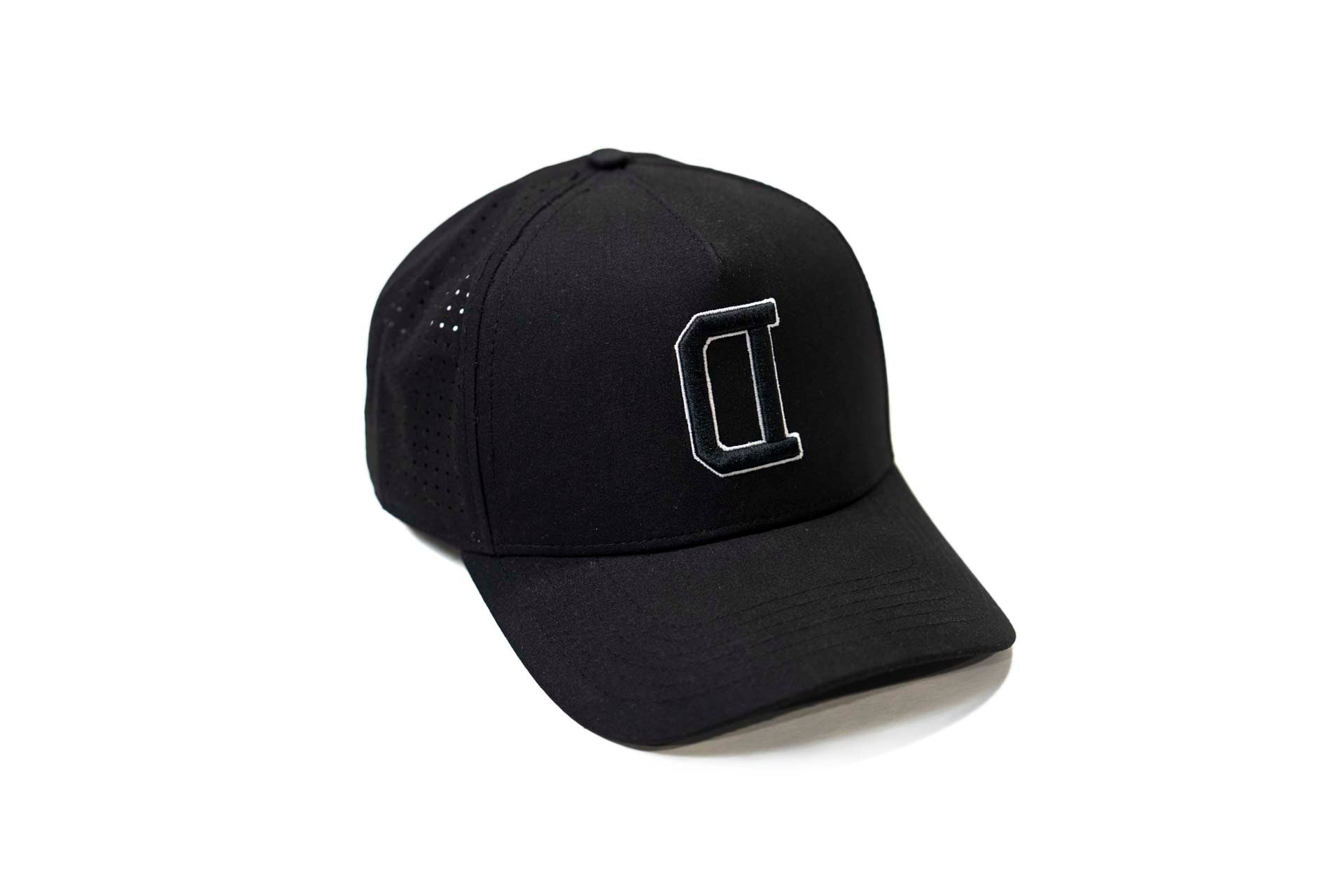 LC - V2 Lightweight - BLACK (Black w/ White Outline)