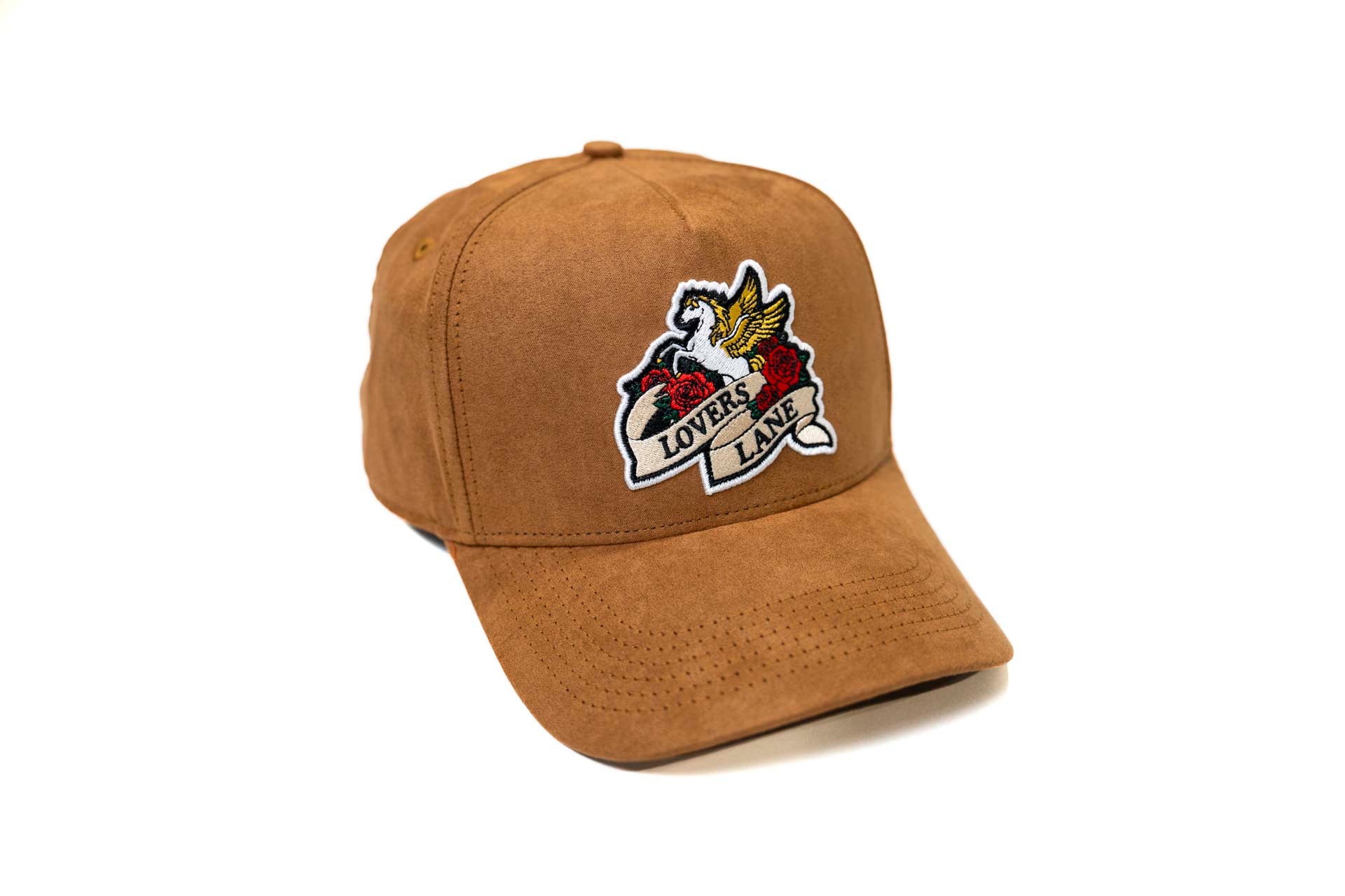 Pegasus "Lovers Lane" Suede Snapback - BROWN