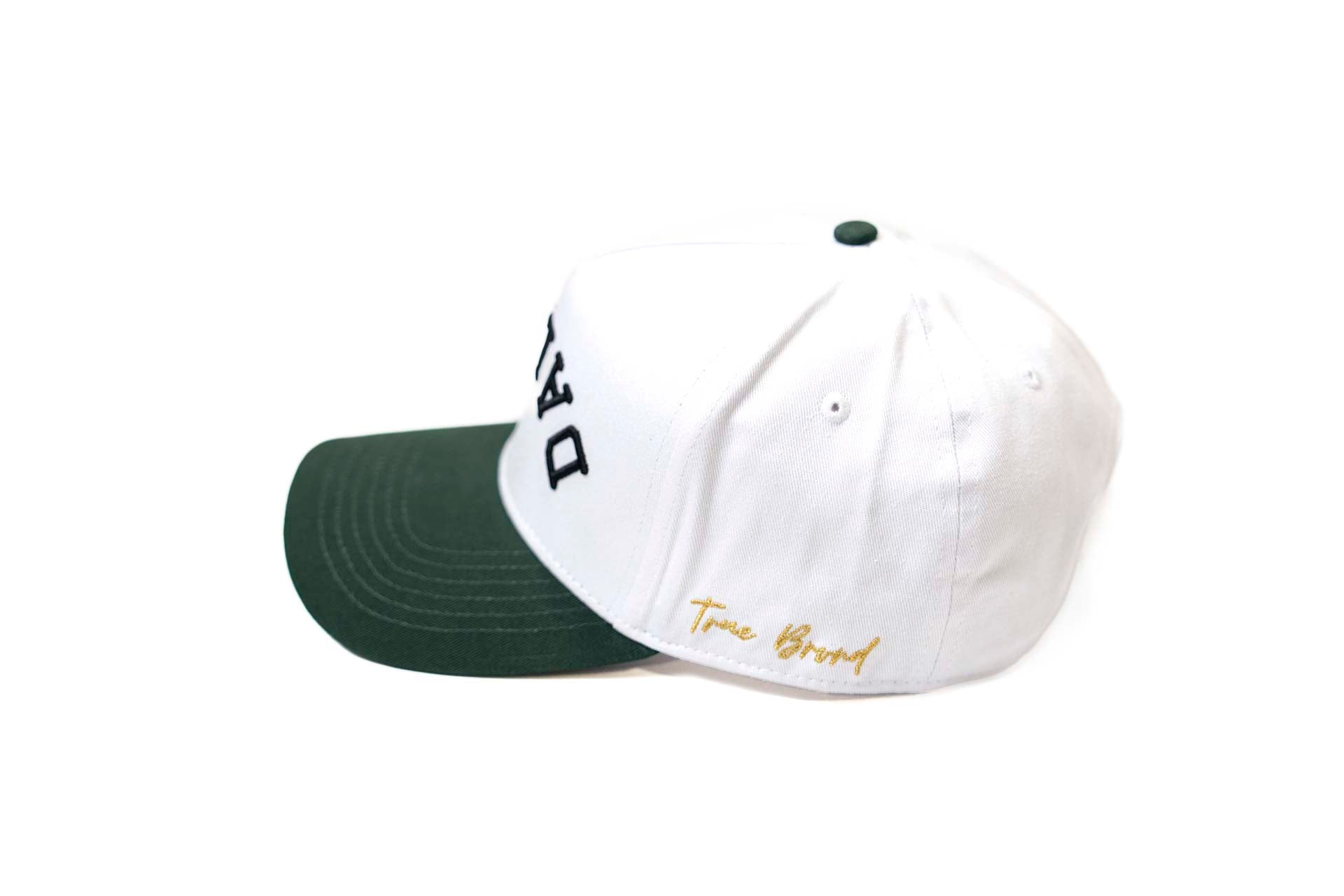 LC - Precurved Dallas snapback - FOREST GREEN / WHITE (White Strap)