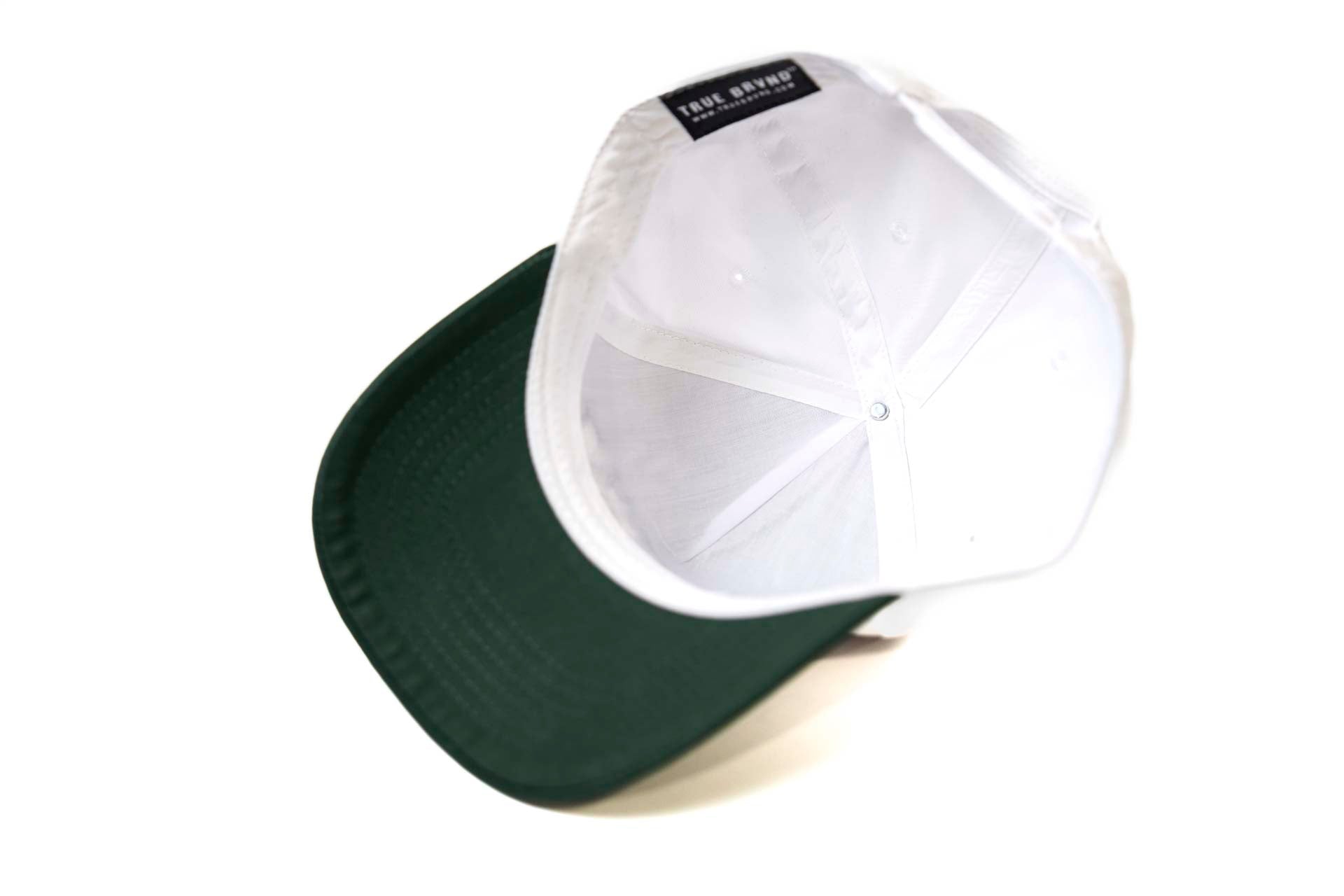 LC - Precurved Dallas snapback - FOREST GREEN / WHITE (White Strap)