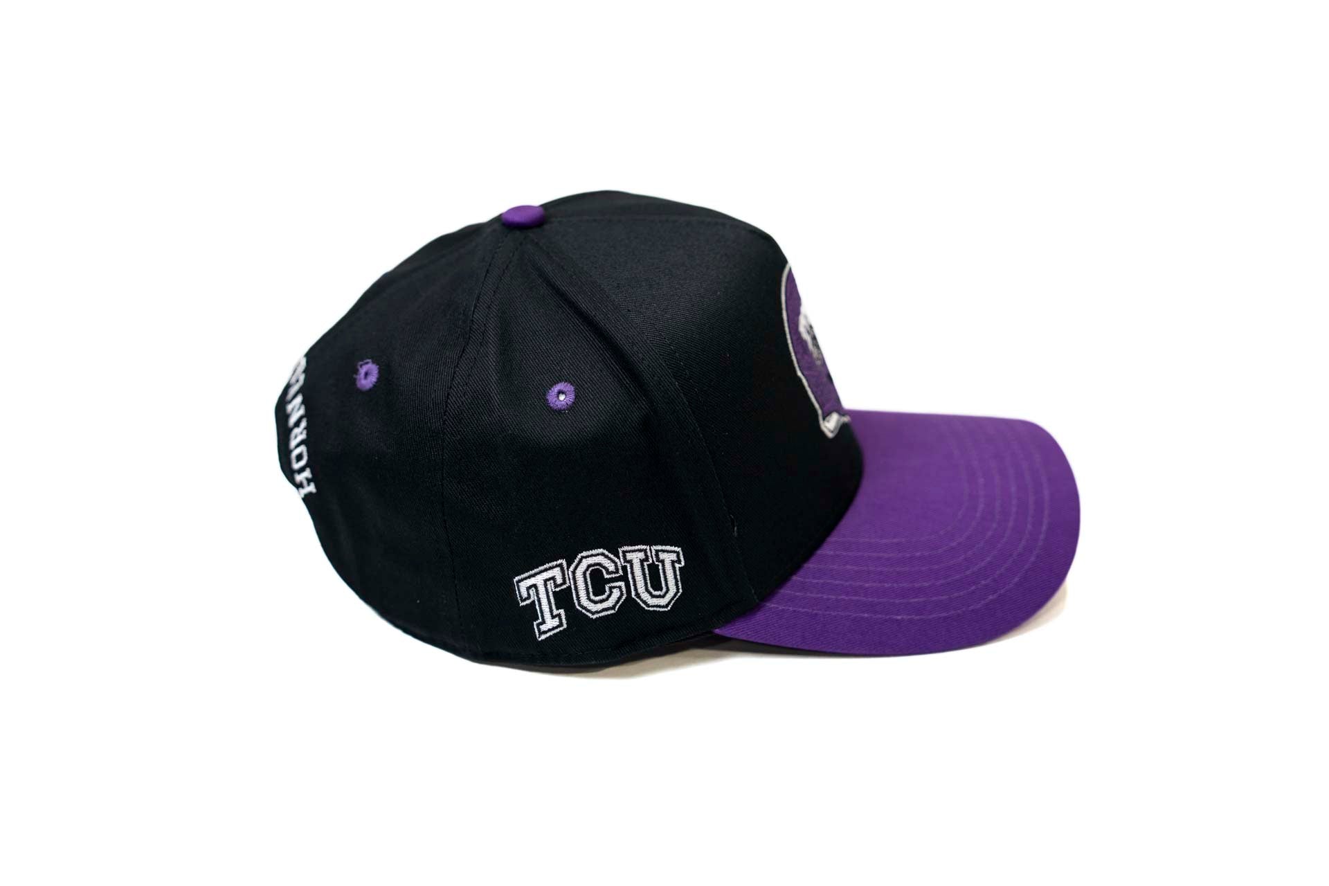 TCU x TRUE BRVND - PURPLE / BLACK HELMET