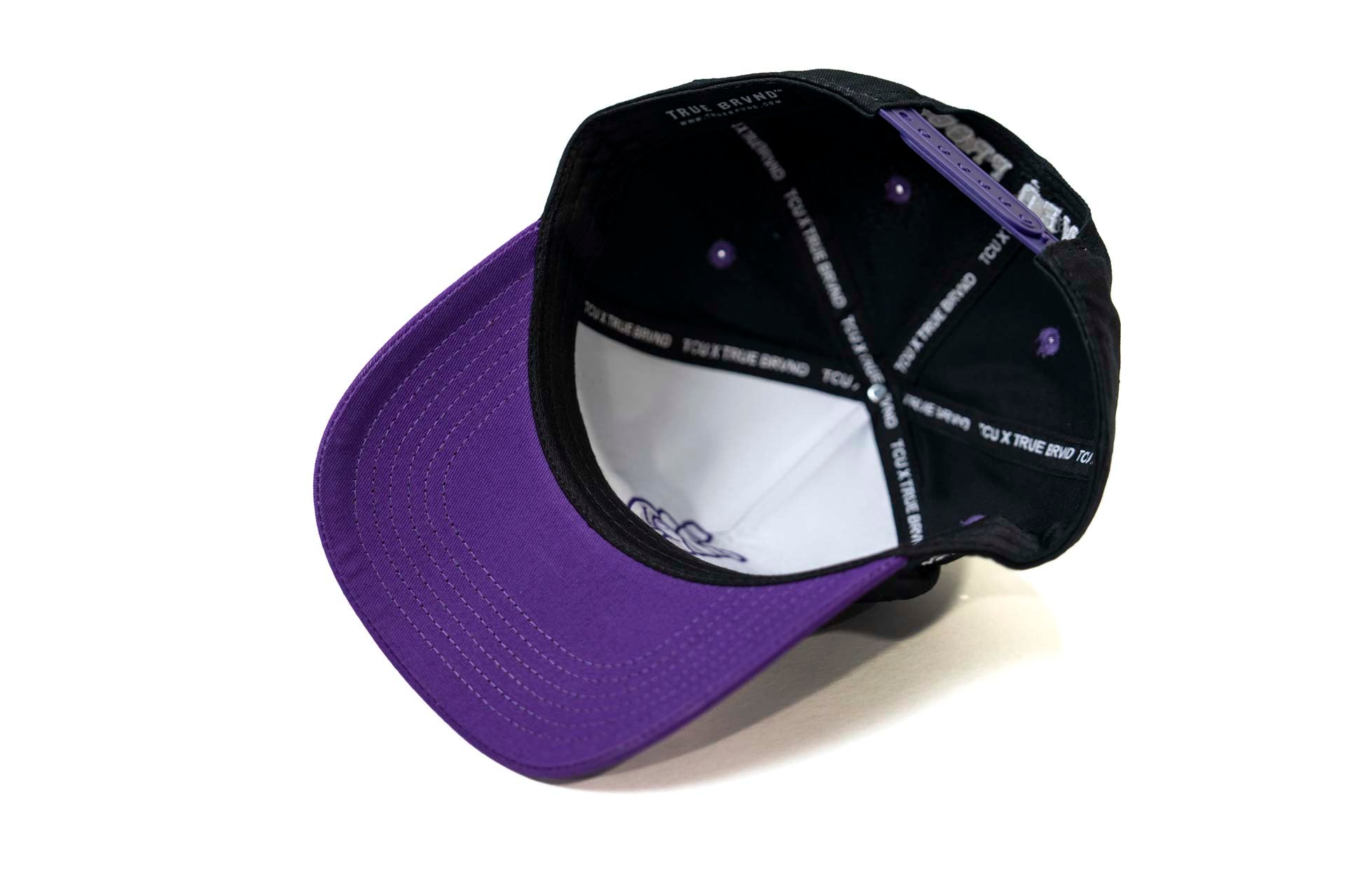 TCU x TRUE BRVND - PURPLE / BLACK HELMET