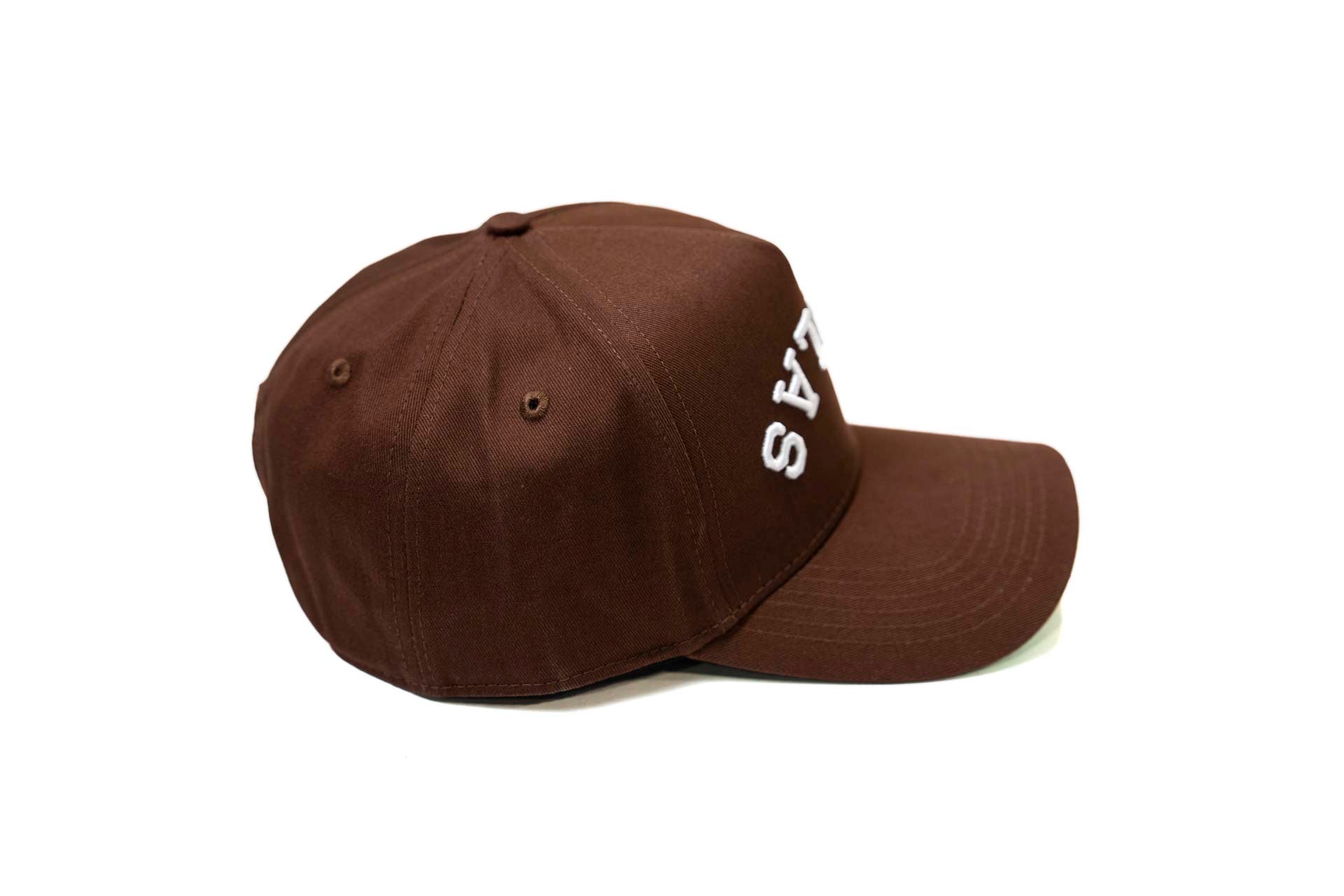 LC - Precurved Dallas snapback - Brown w/green