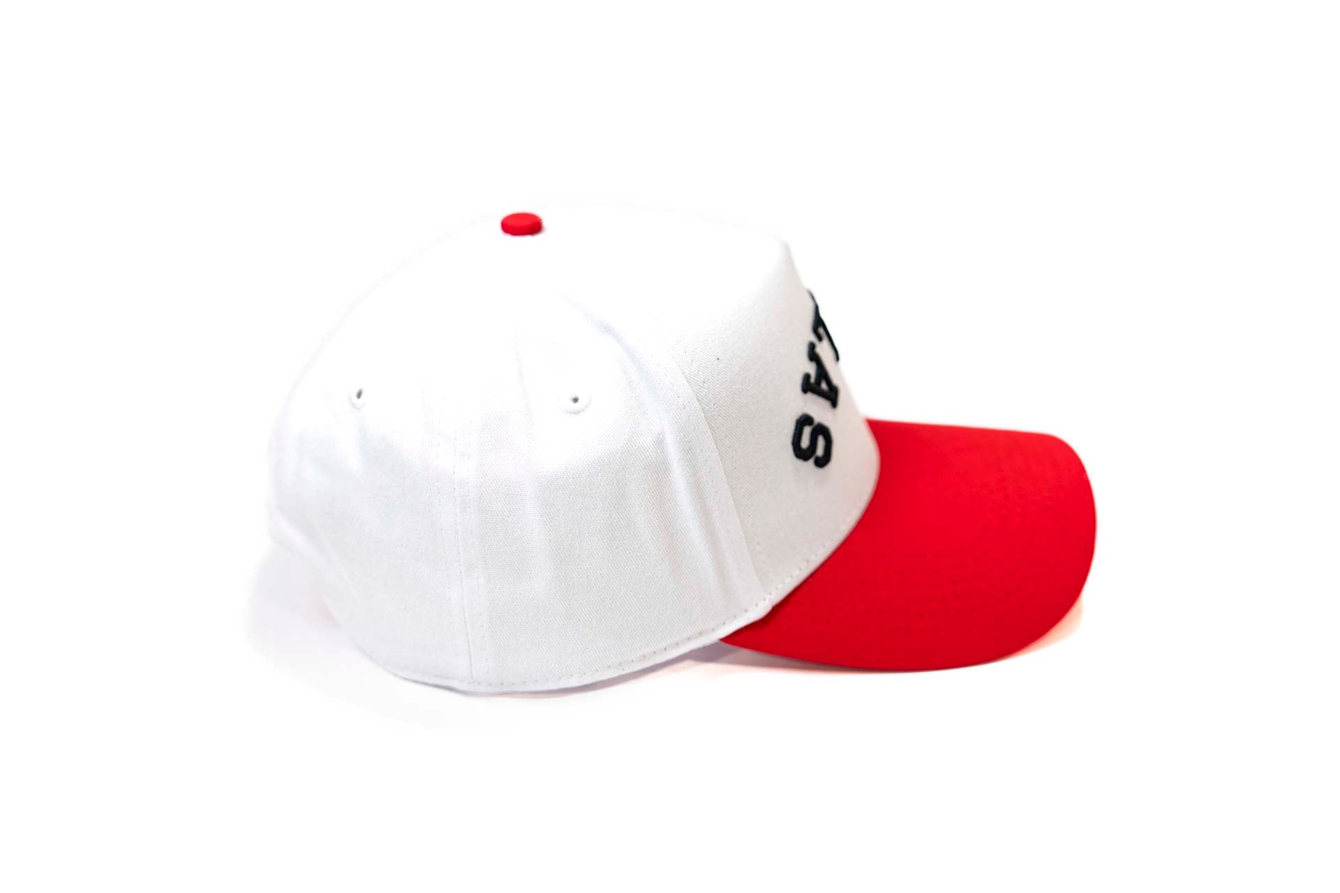 LC - Precurved Dallas snapback - RED / WHITE