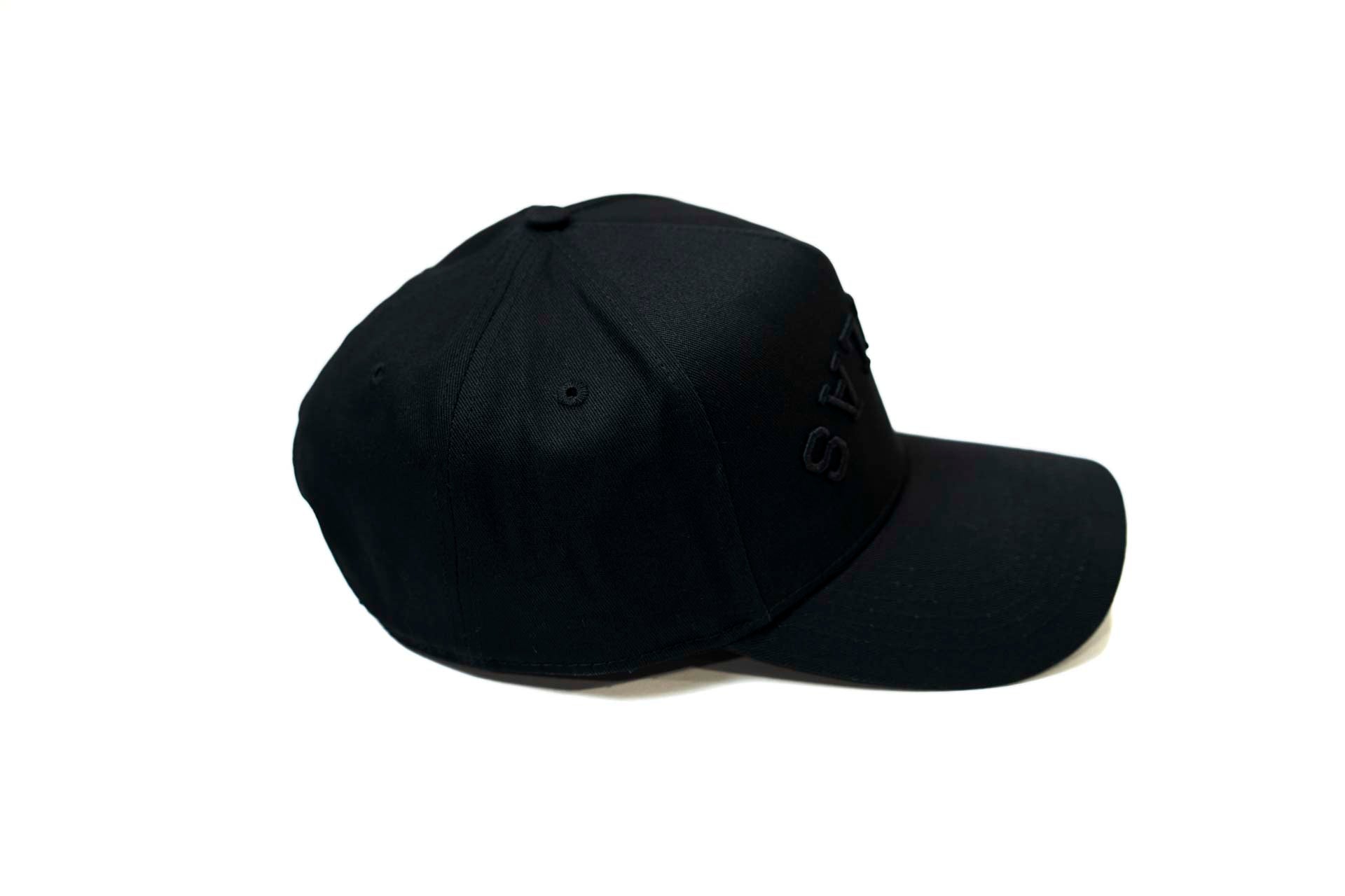LC - Precurved Dallas snapback - BLACK / BLACK