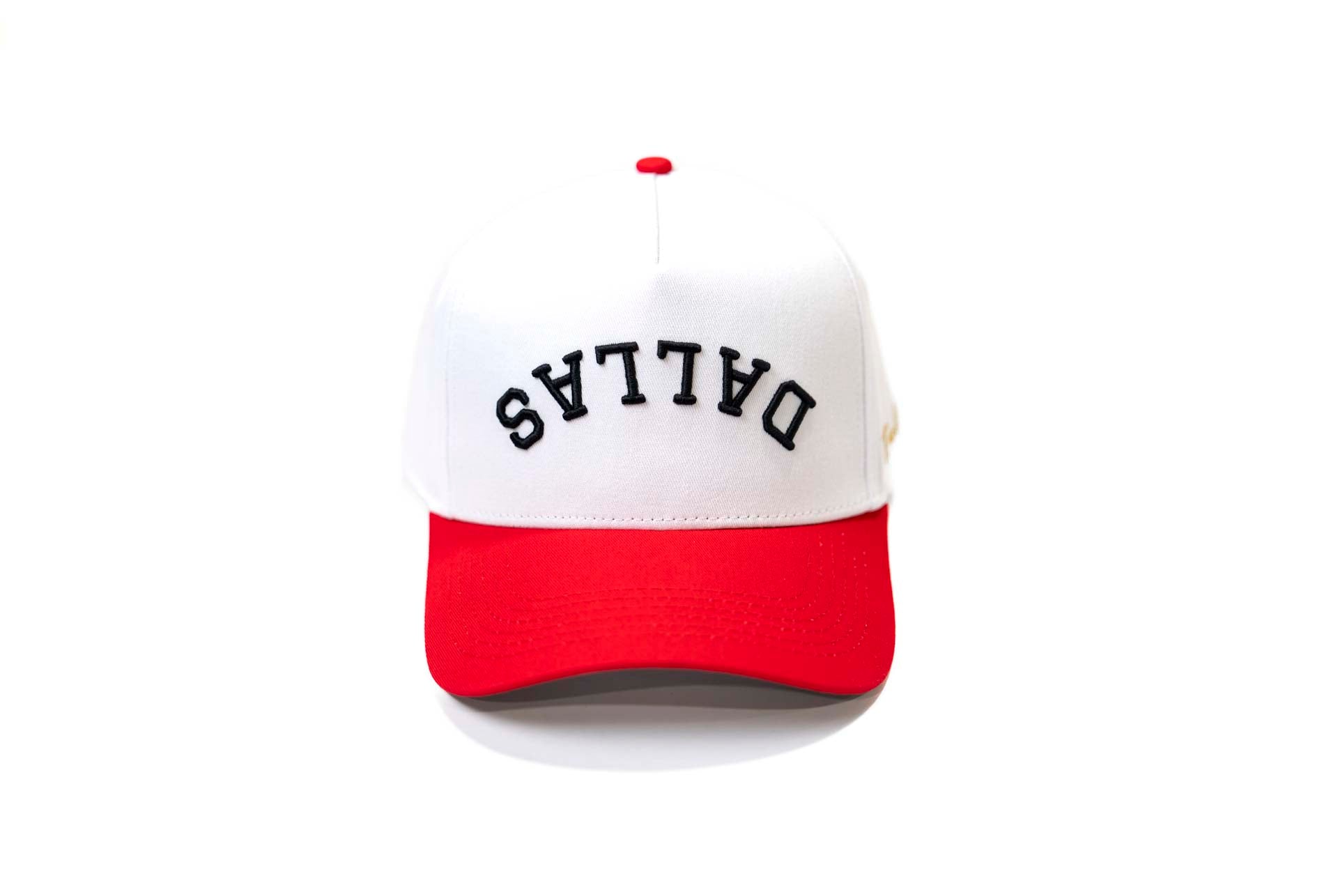 LC - Precurved Dallas snapback - RED / WHITE 2