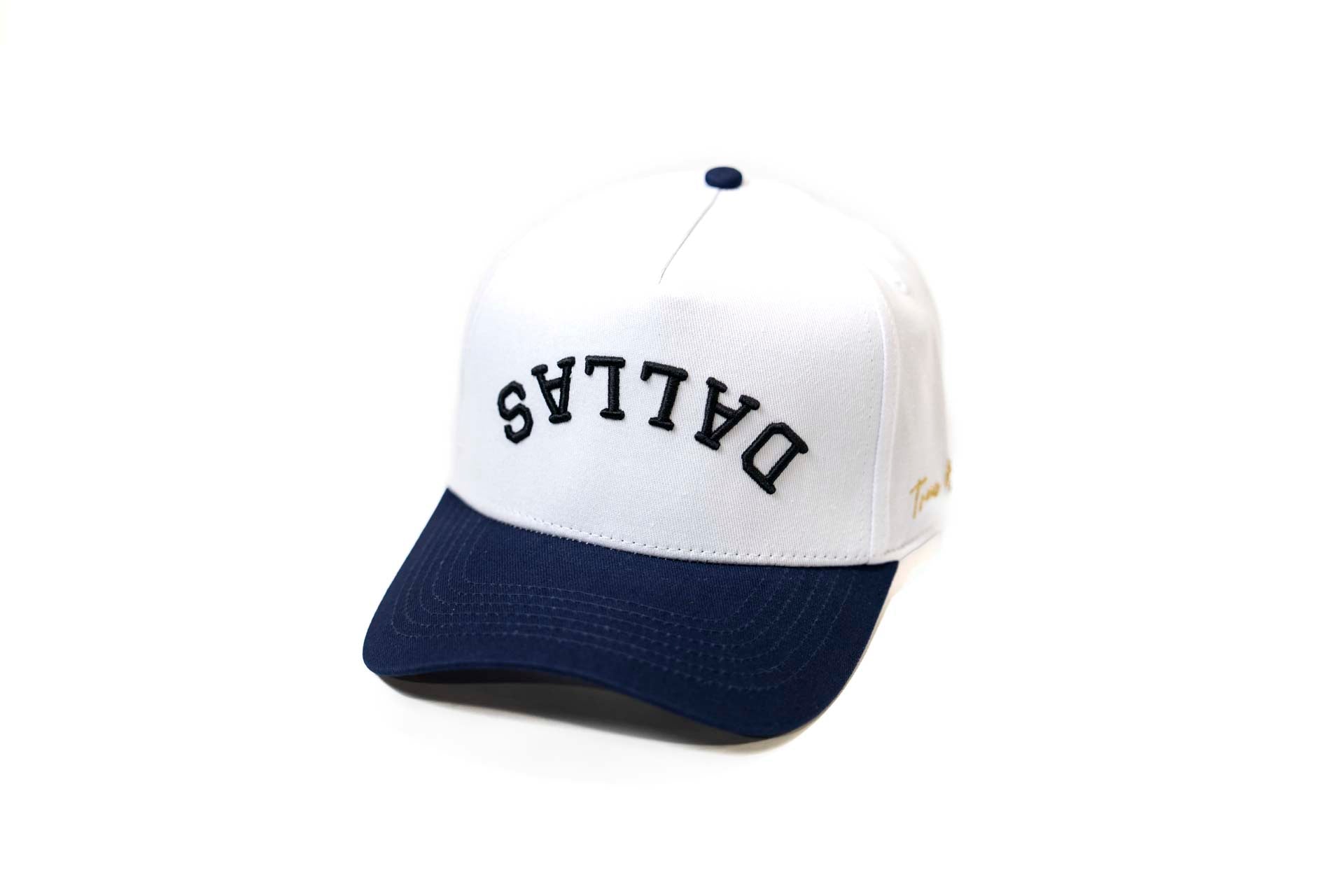 LC - Precurved Dallas snapback - NAVY / WHITE