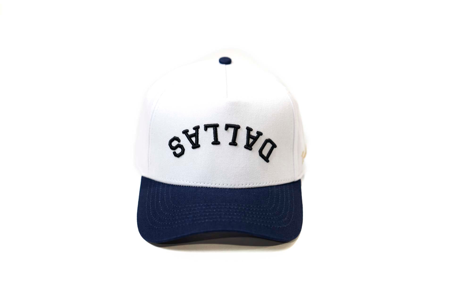 LC - Precurved Dallas snapback - NAVY / WHITE