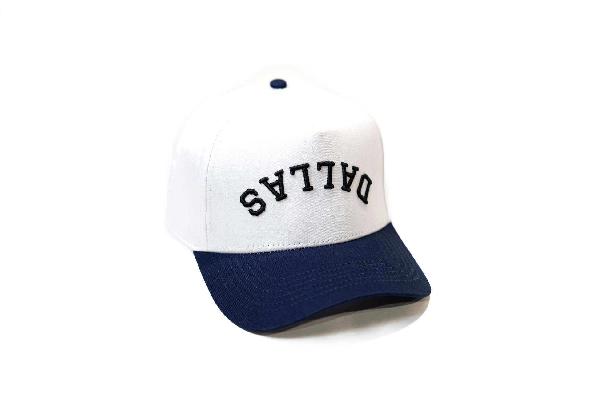 LC - Precurved Dallas snapback - NAVY / WHITE