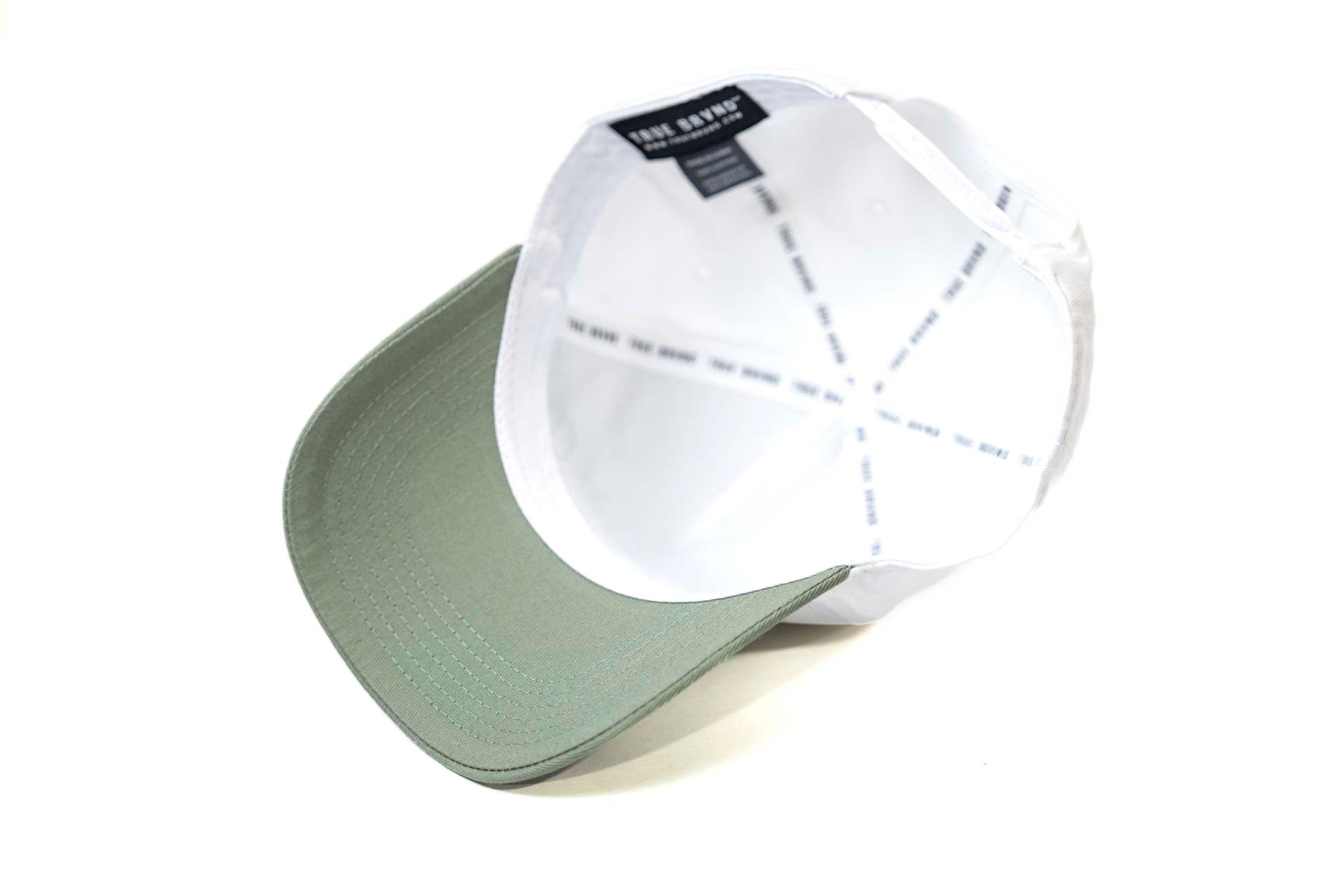 Precurved Dallas snapback - SAGE / WHITE