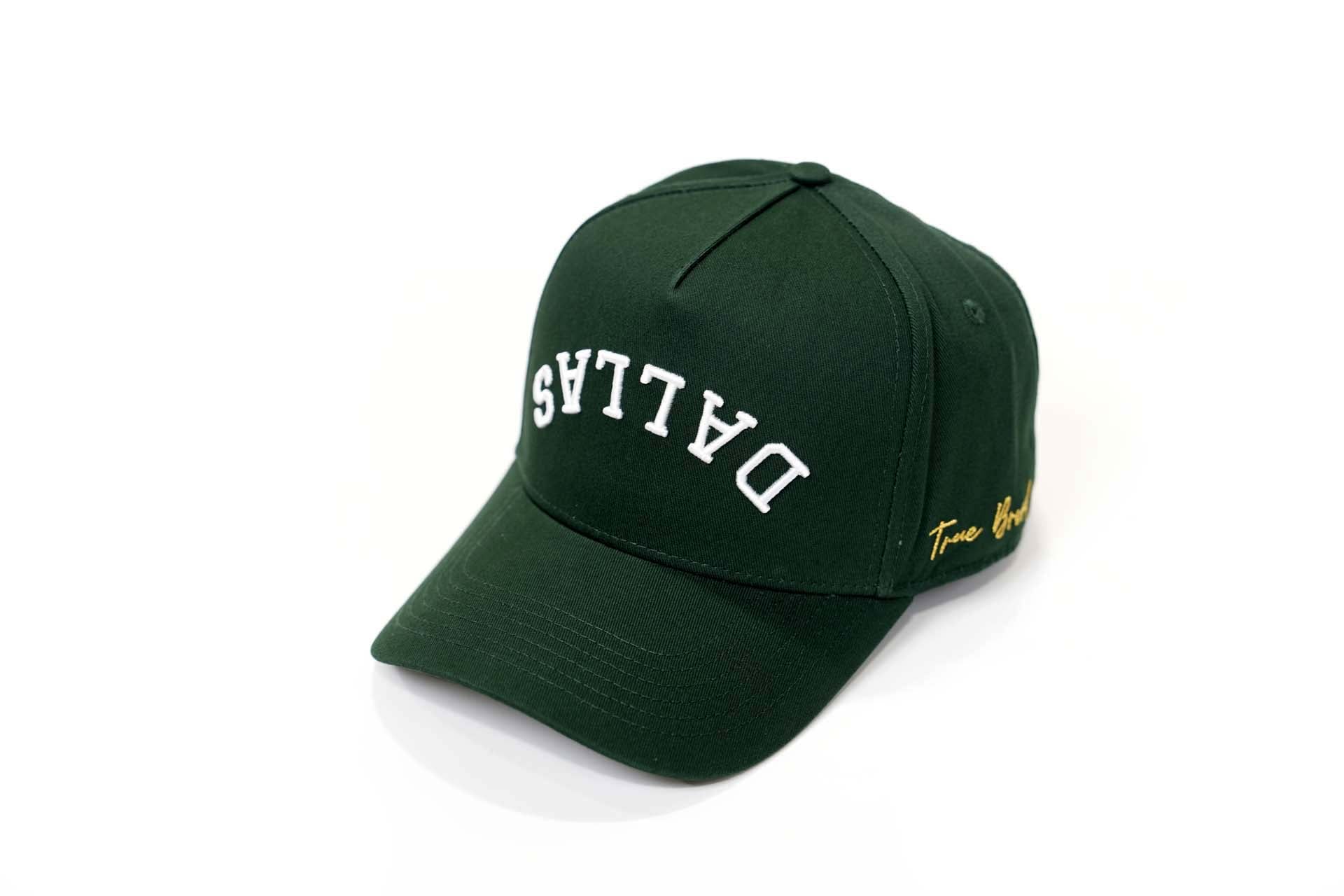 Precurved Dallas snapback - FOREST GREEN