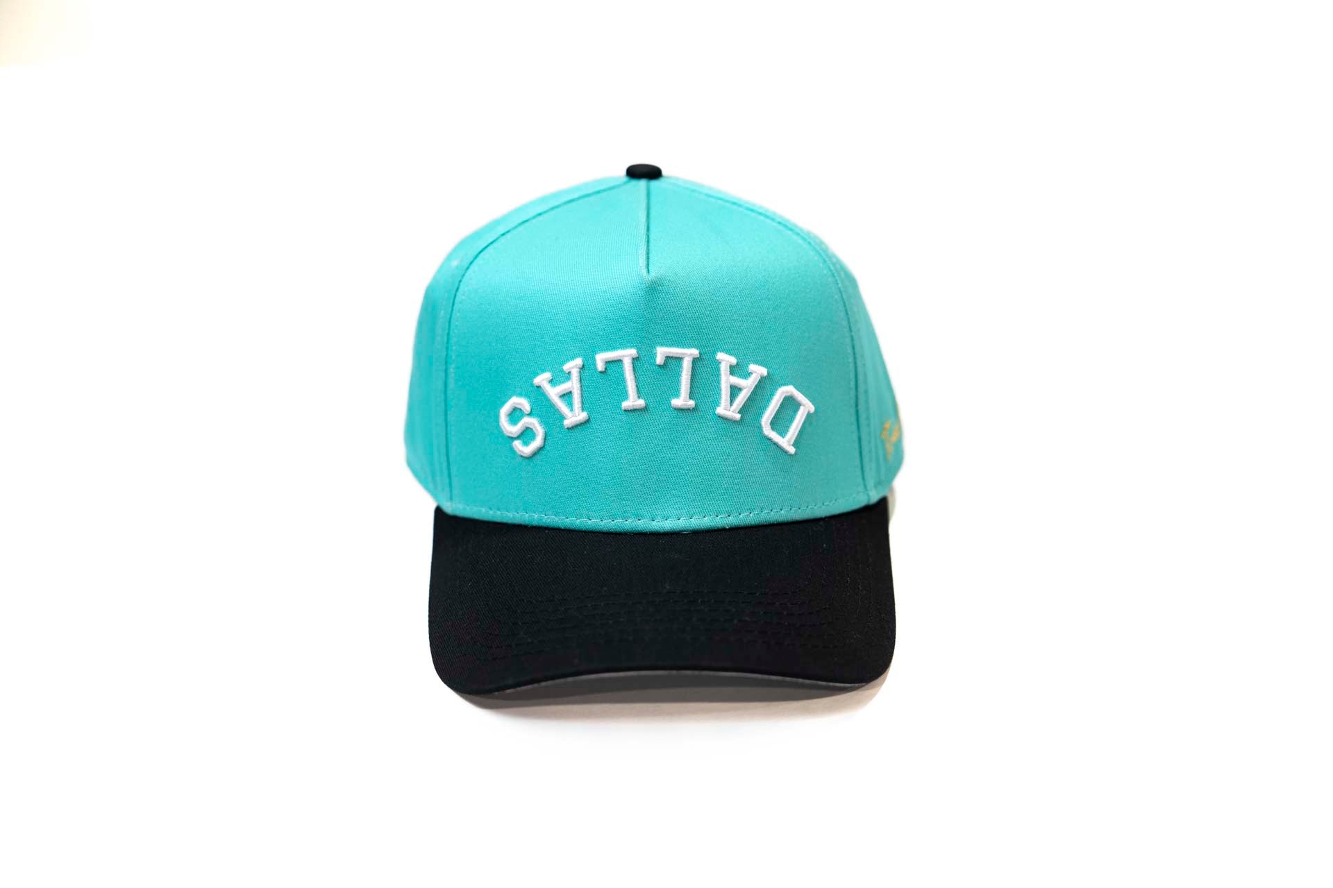 LC - Precurved Classic Dallas snapback - BLACK / CYAN