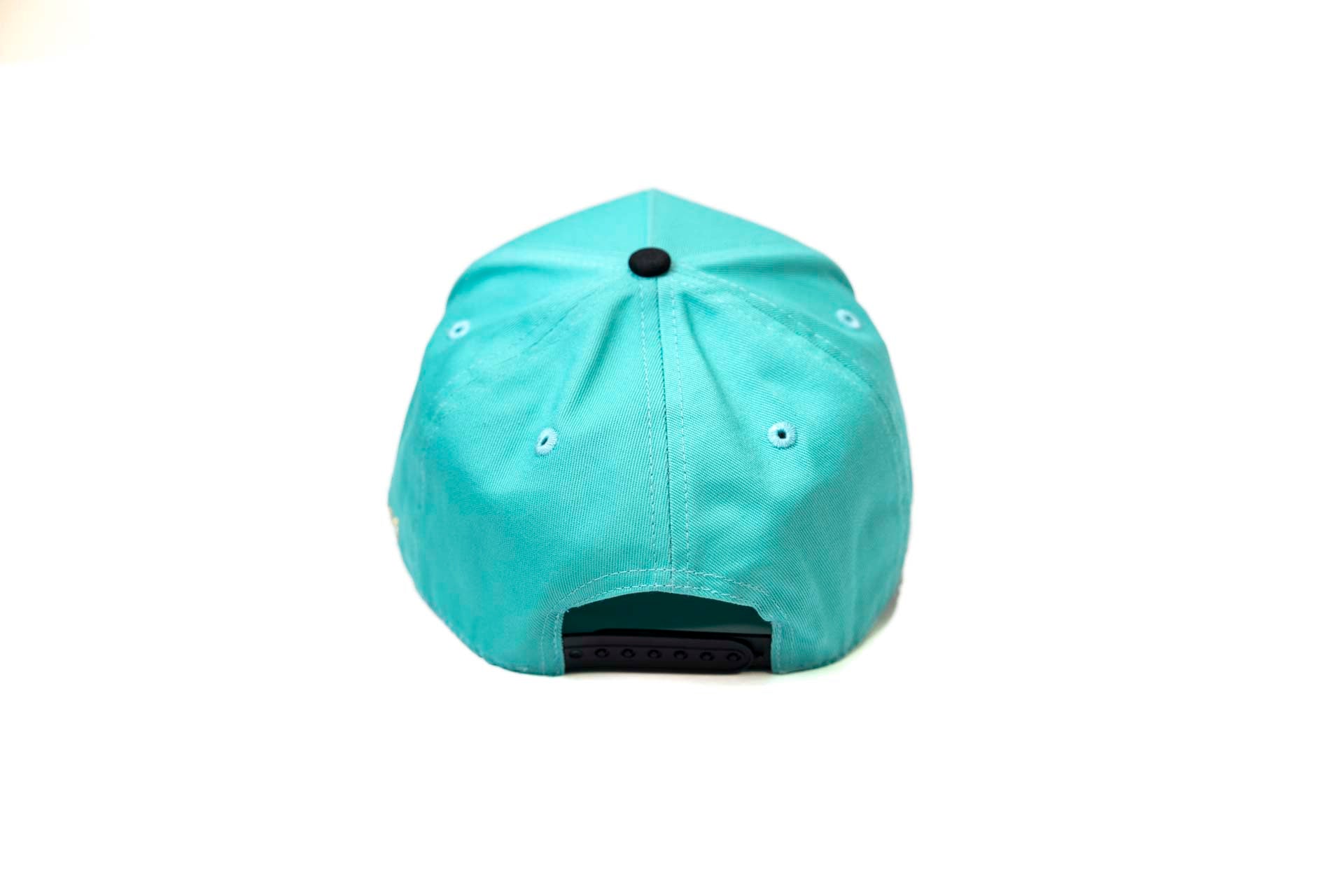 LC - Precurved Classic Dallas snapback - BLACK / CYAN