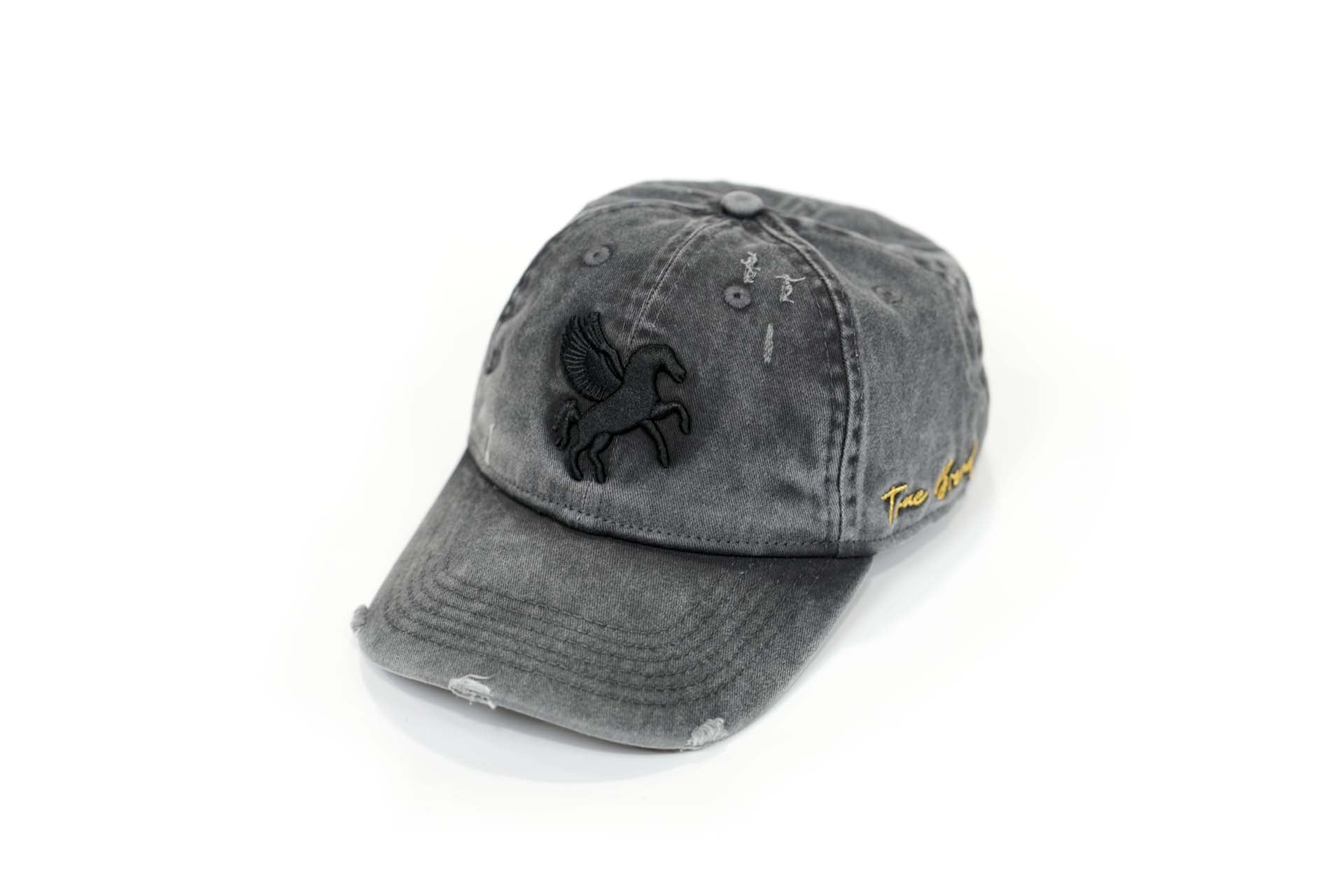 Pegasus Denim Dad Hat - BLACK HEATHER