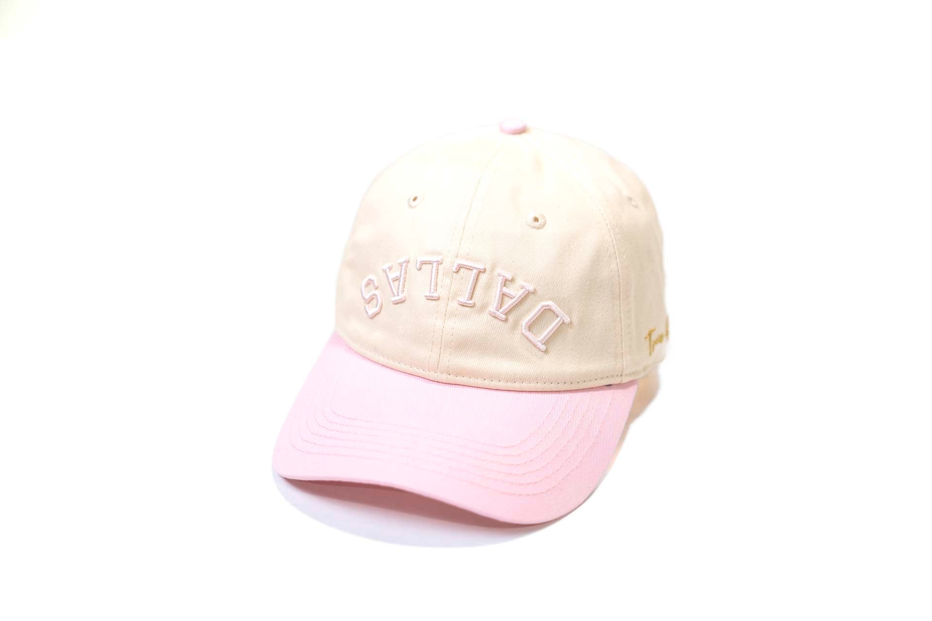 LC - Dad Hat - PINK OFFWHITE