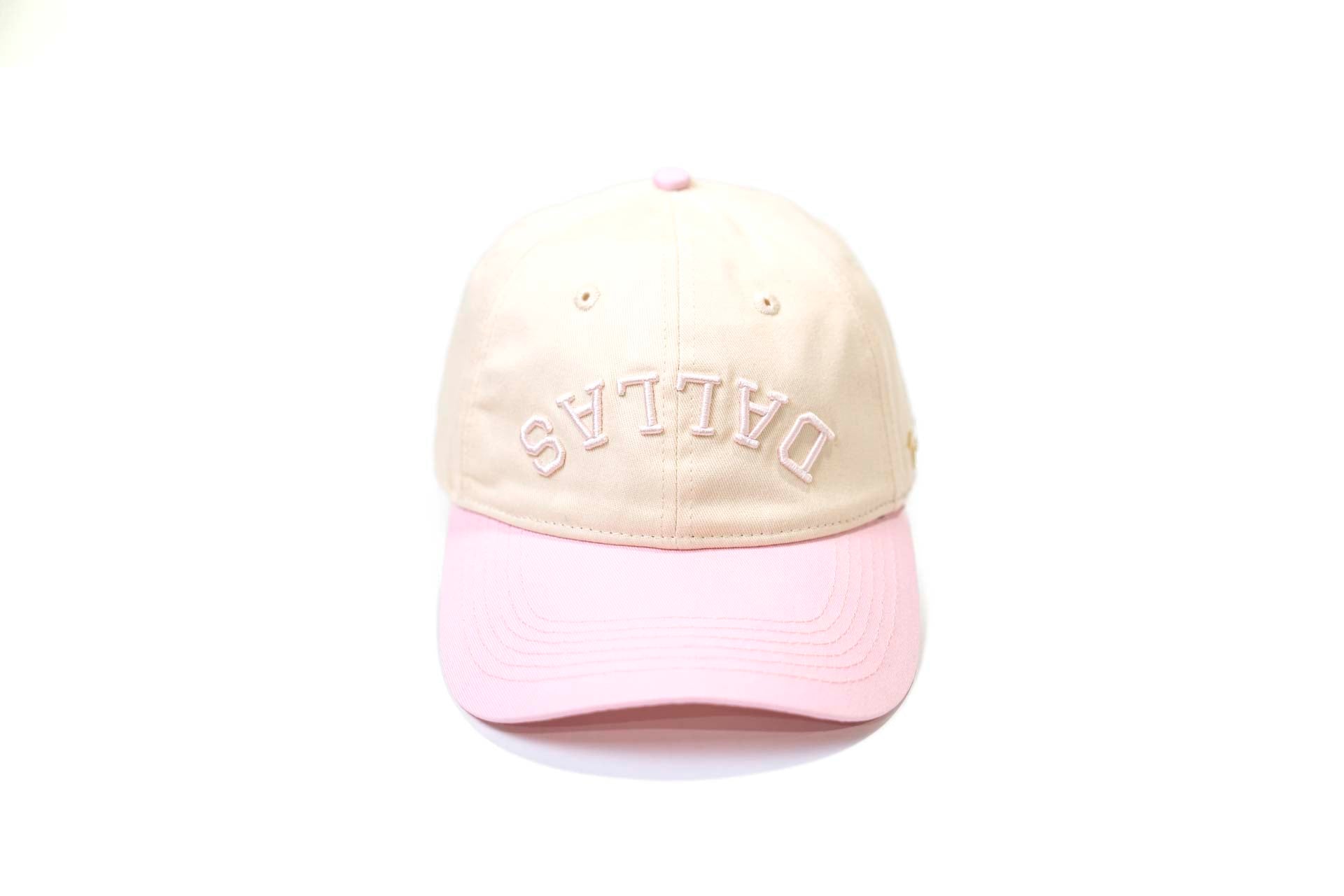 LC - Dad Hat - PINK OFFWHITE