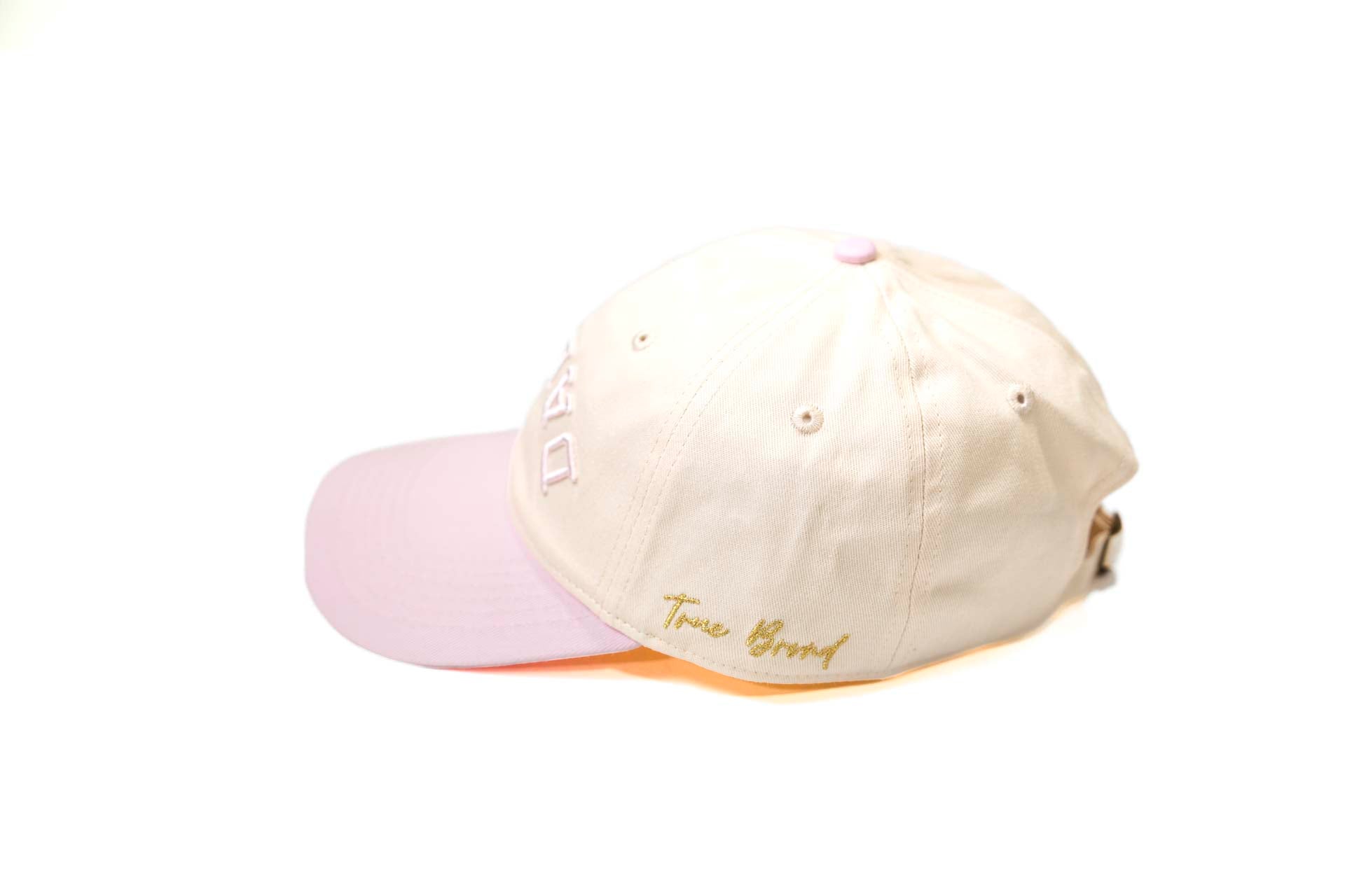 LC - Dad Hat - PINK OFFWHITE