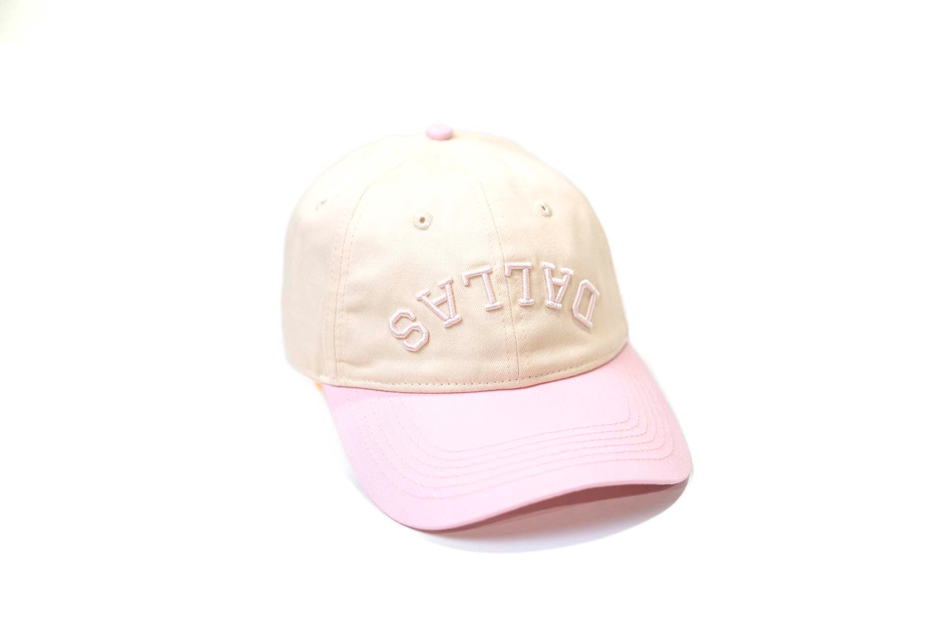 LC - Dad Hat - PINK OFFWHITE