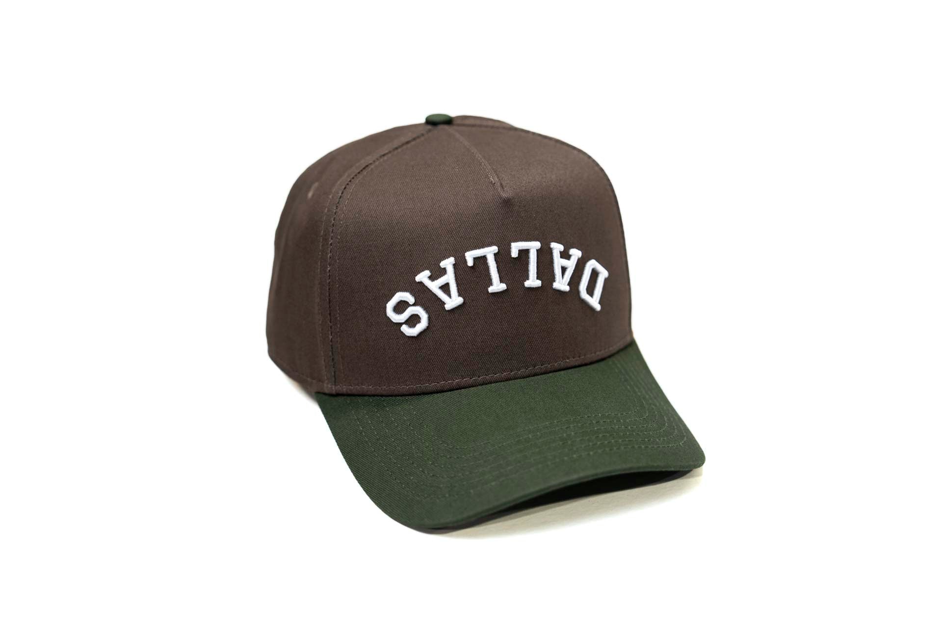 Precurved Dallas snapback - WALNUT / PINE