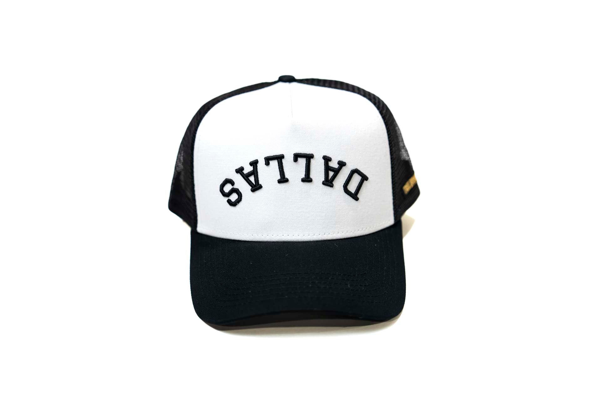 Trucker USD snapback - BLACK/WHITE