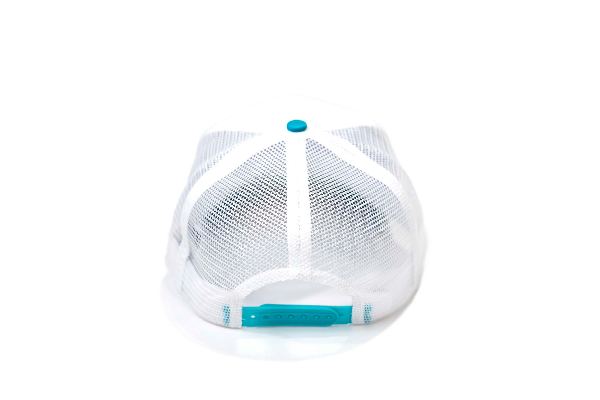 Trucker USD snapback - CYAN/WHITE
