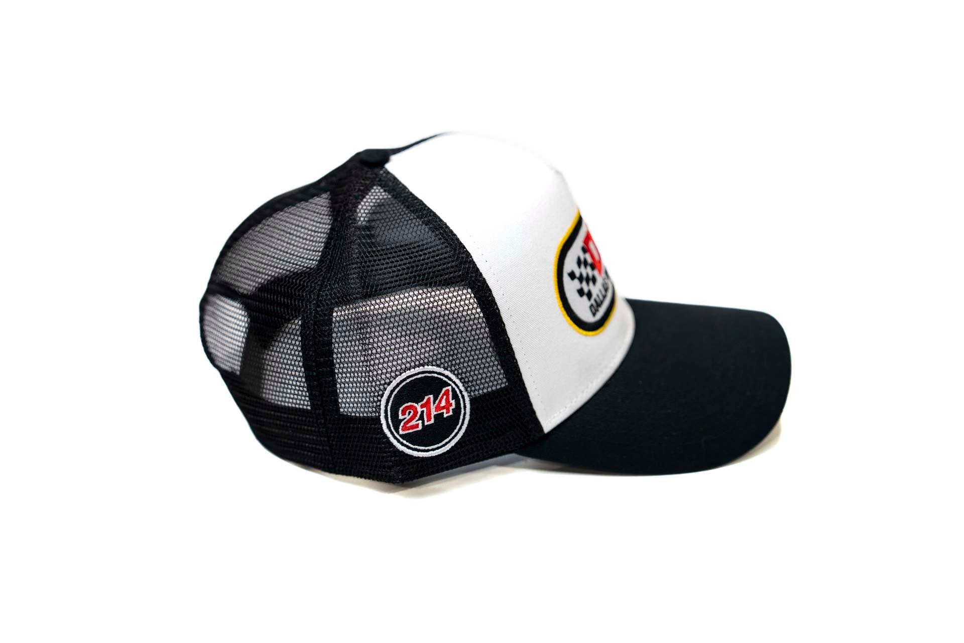 Dallas Racing Club Trucker Snapback - BLACK / WHITE