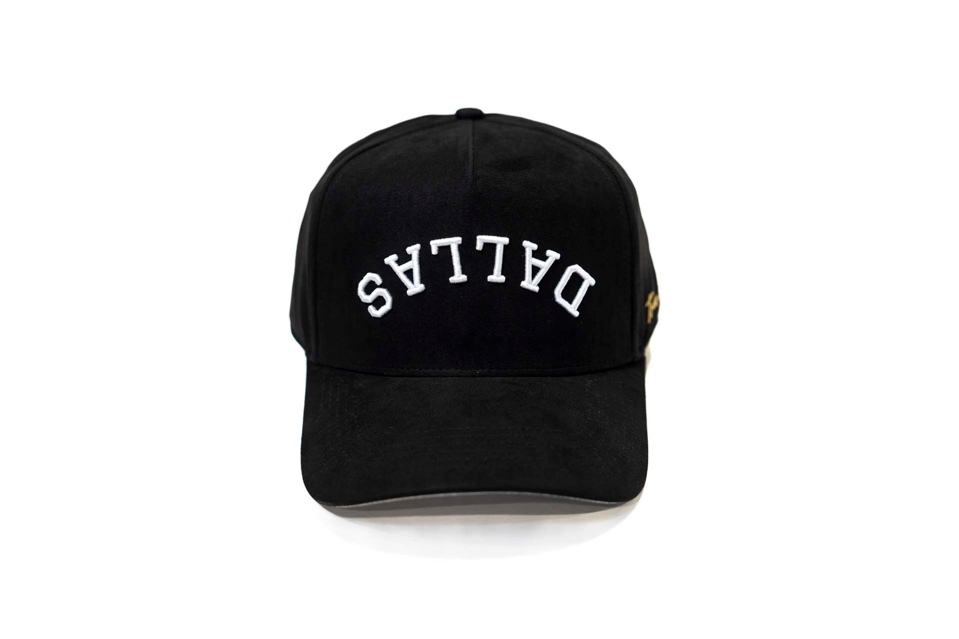 Suede snapback - BLACK