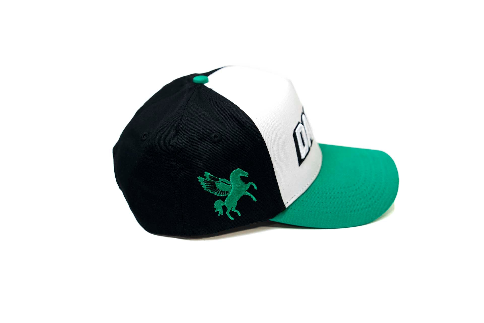 D BLOCK - GREEN / WHITE & BLACK