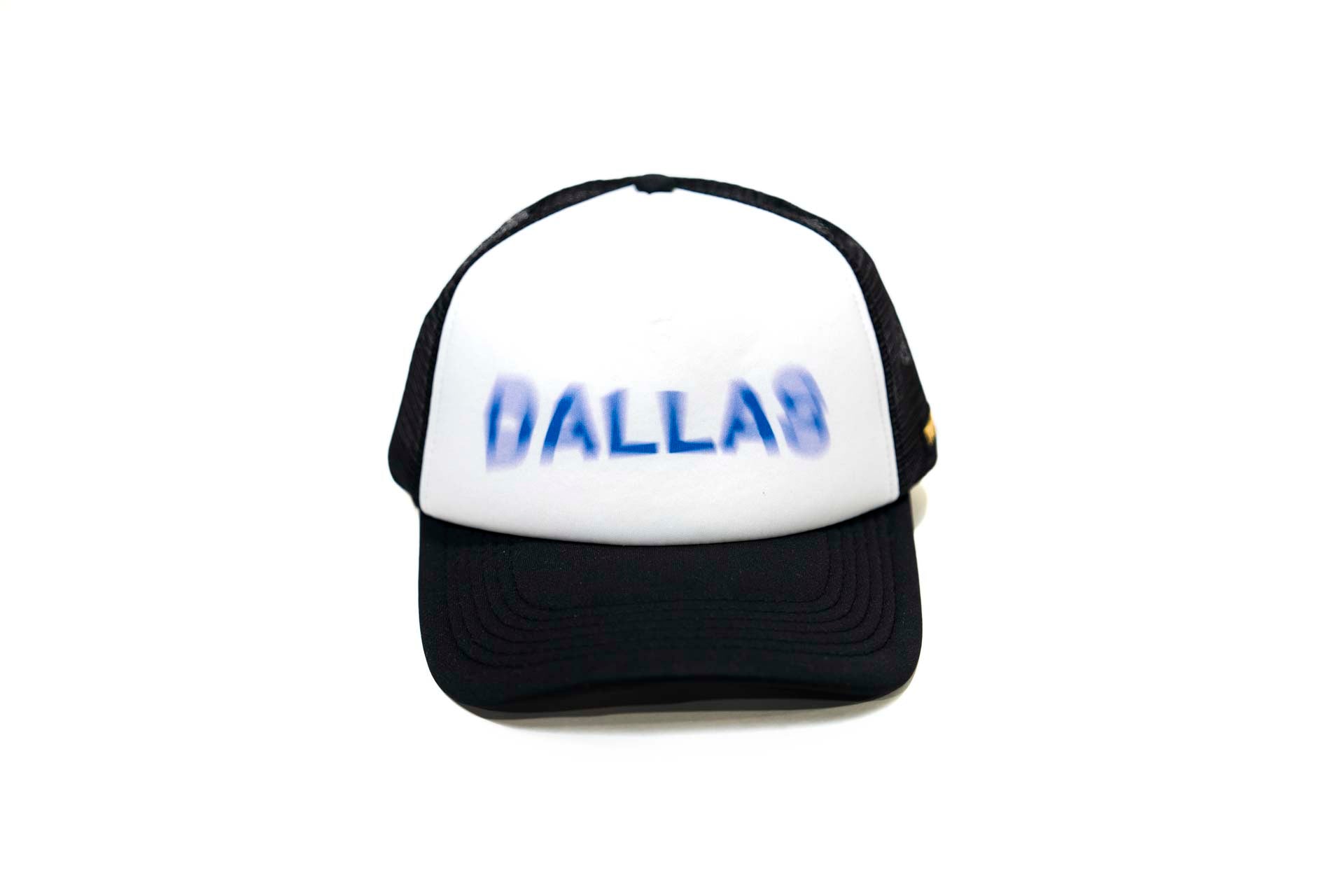Blurred Trucker snapback - BLACK / WHITE