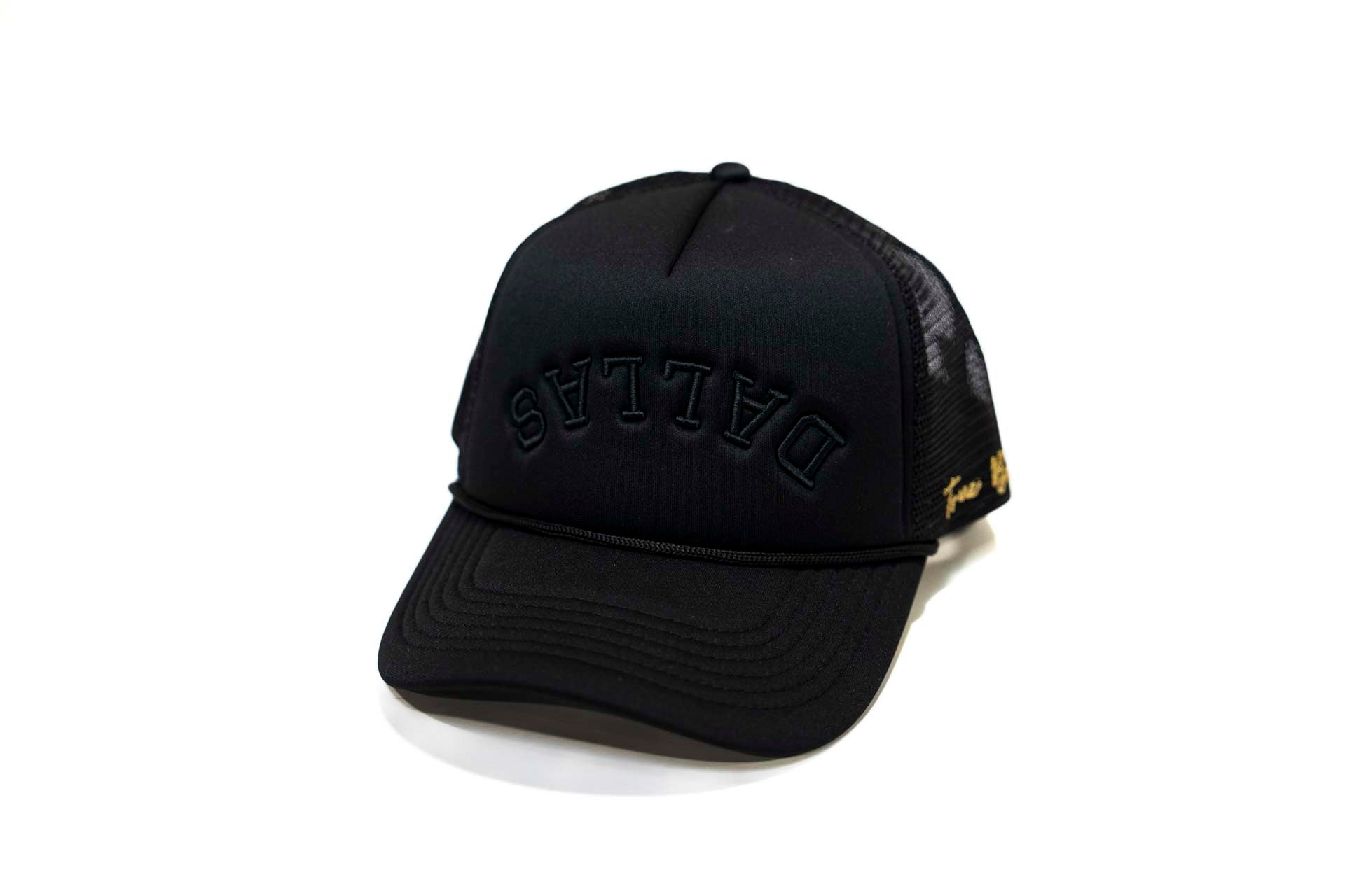 LC - Classic Dallas Trucker snapback - Black/Black