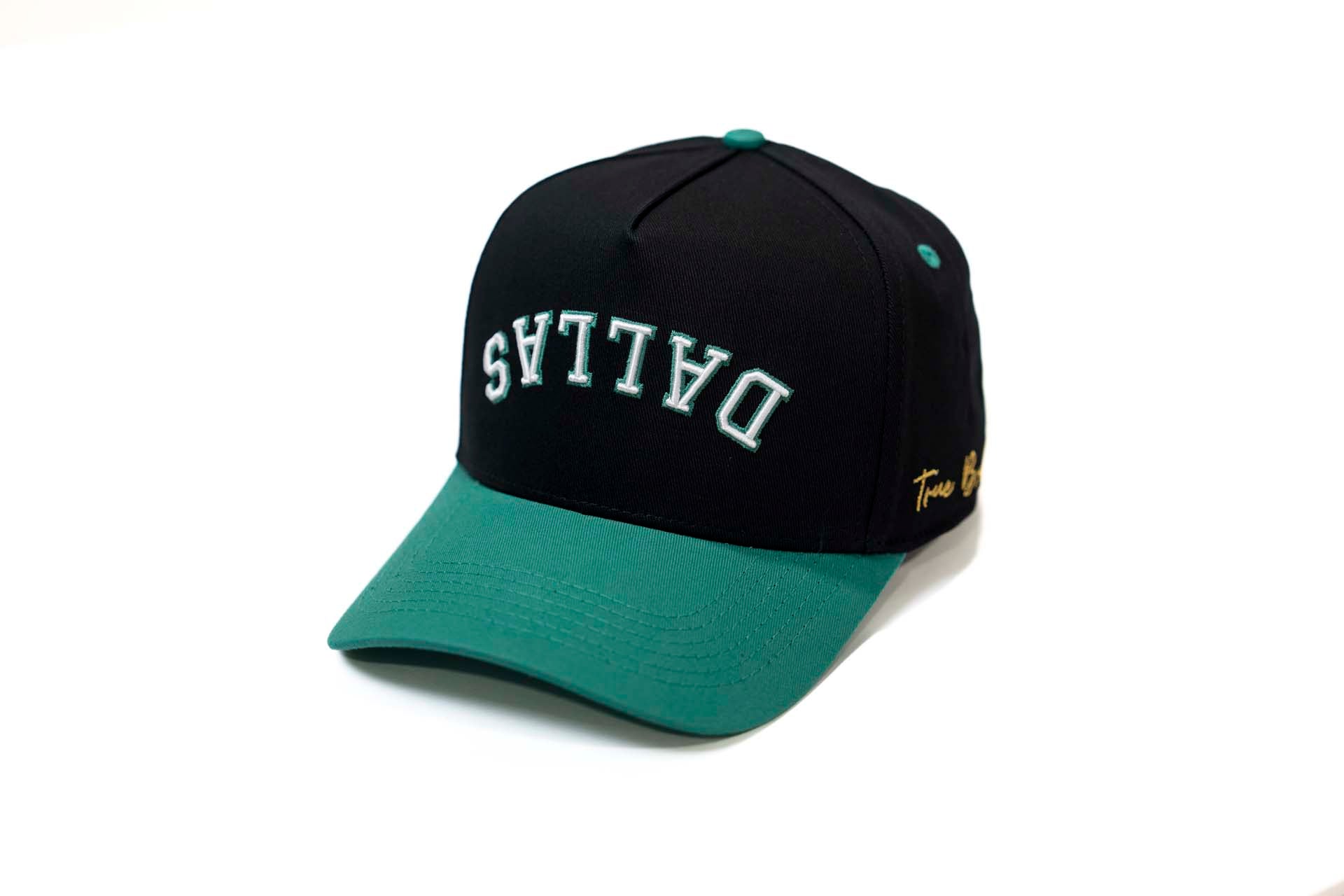 Precurved Dallas snapback - EUCALYPTUS / BLACK