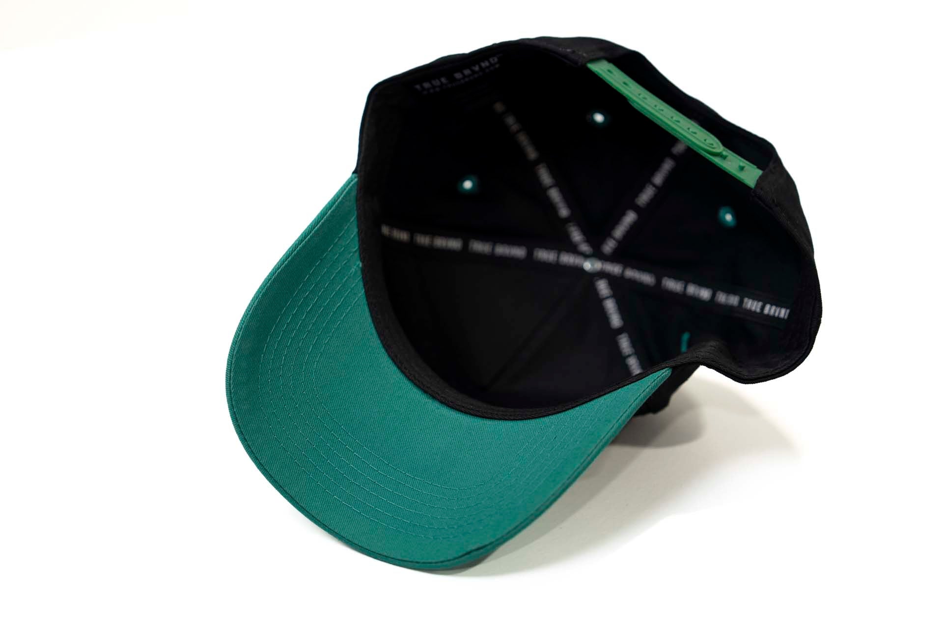 Precurved Dallas snapback - EUCALYPTUS / BLACK