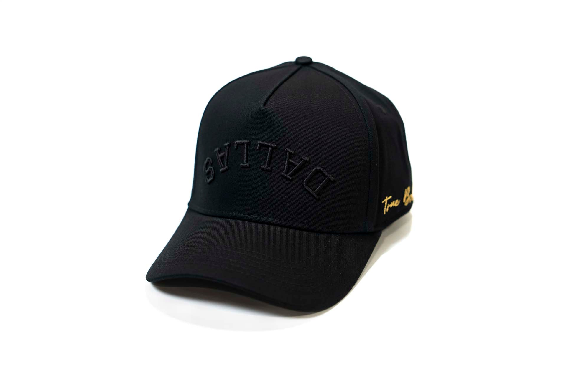 Precurved Dallas snapback - BLACK / BLACK