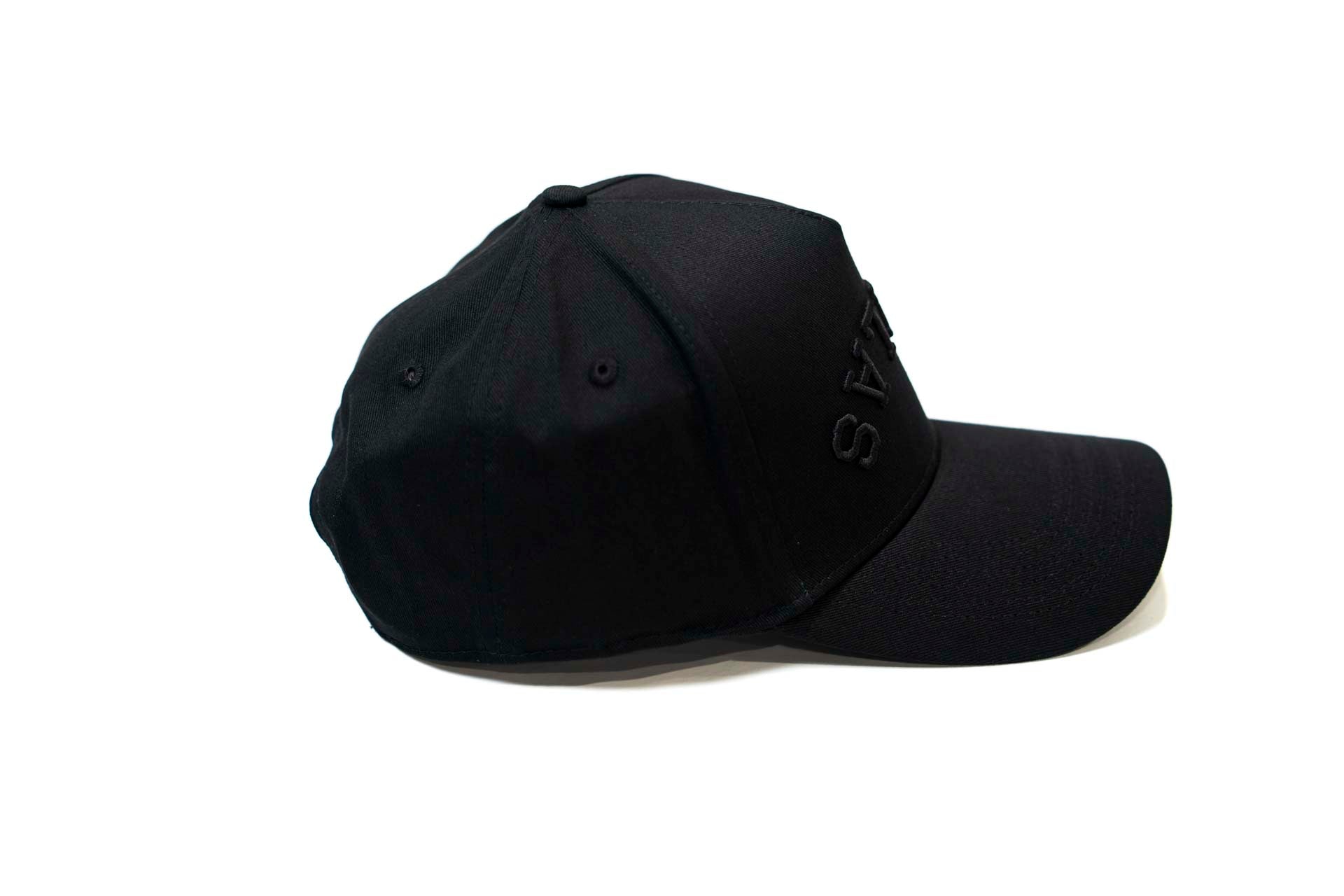 Precurved Dallas snapback - BLACK / BLACK