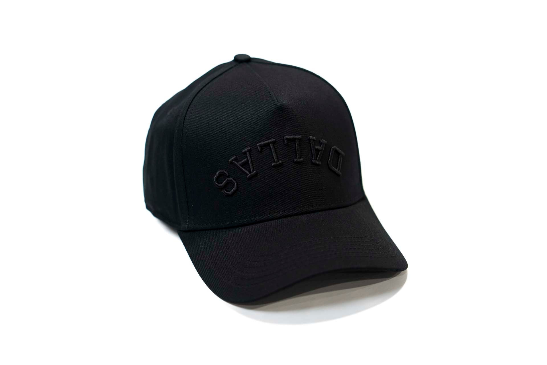 Precurved Dallas snapback - BLACK / BLACK