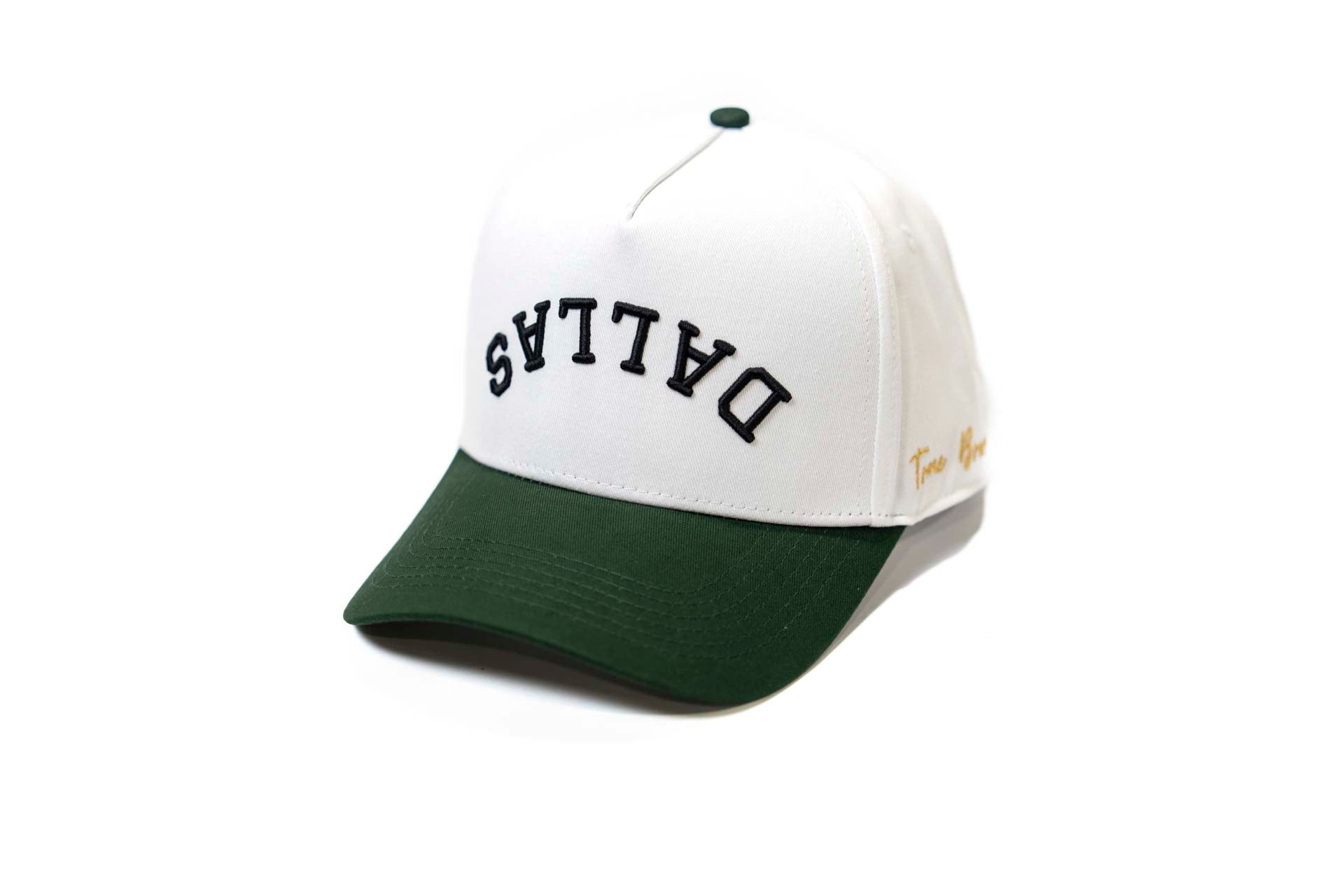 Precurved Dallas snapback - FOREST GREEN / WHITE